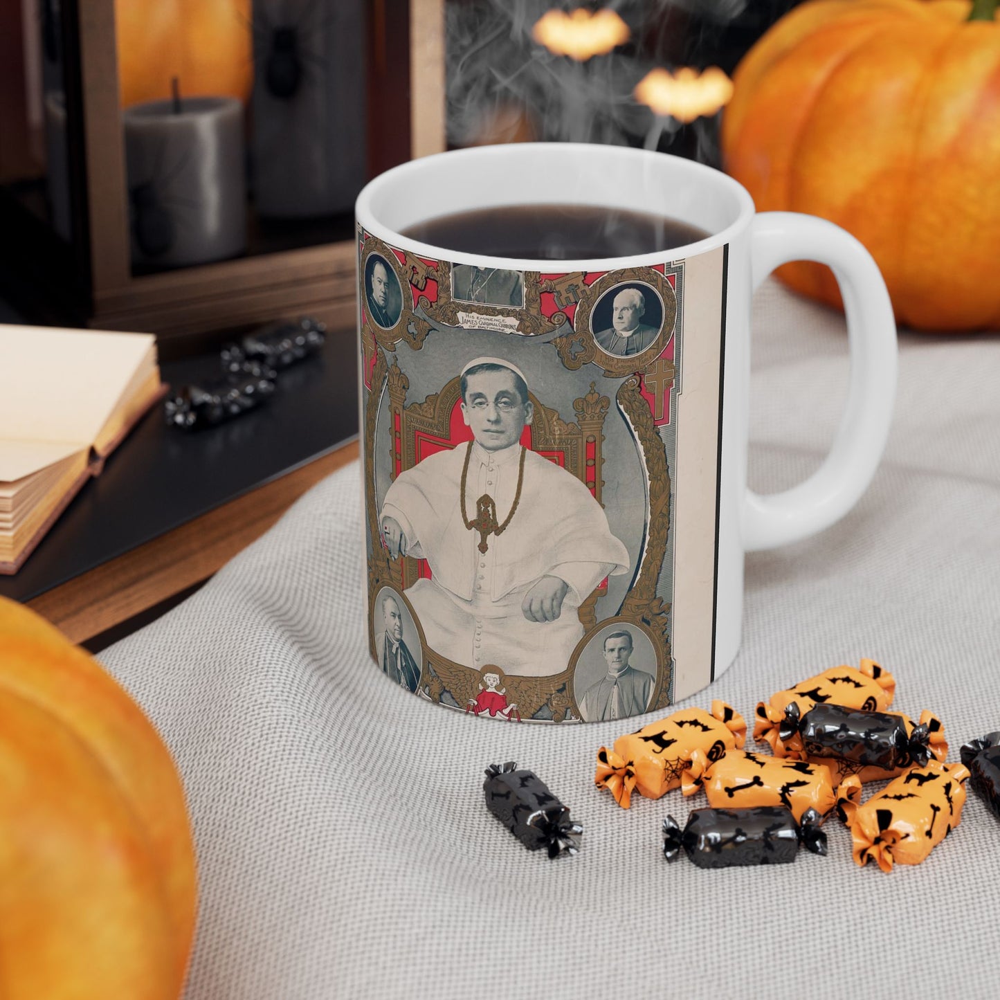 Pope Benedict XV: Cardinal Giacomo Della Chiese, Archbishop of Bologna, Elected Supreme Pontiff of the Catholic Church, September 3, 1914 Beautiful Novelty Ceramic Coffee Mug 11oz