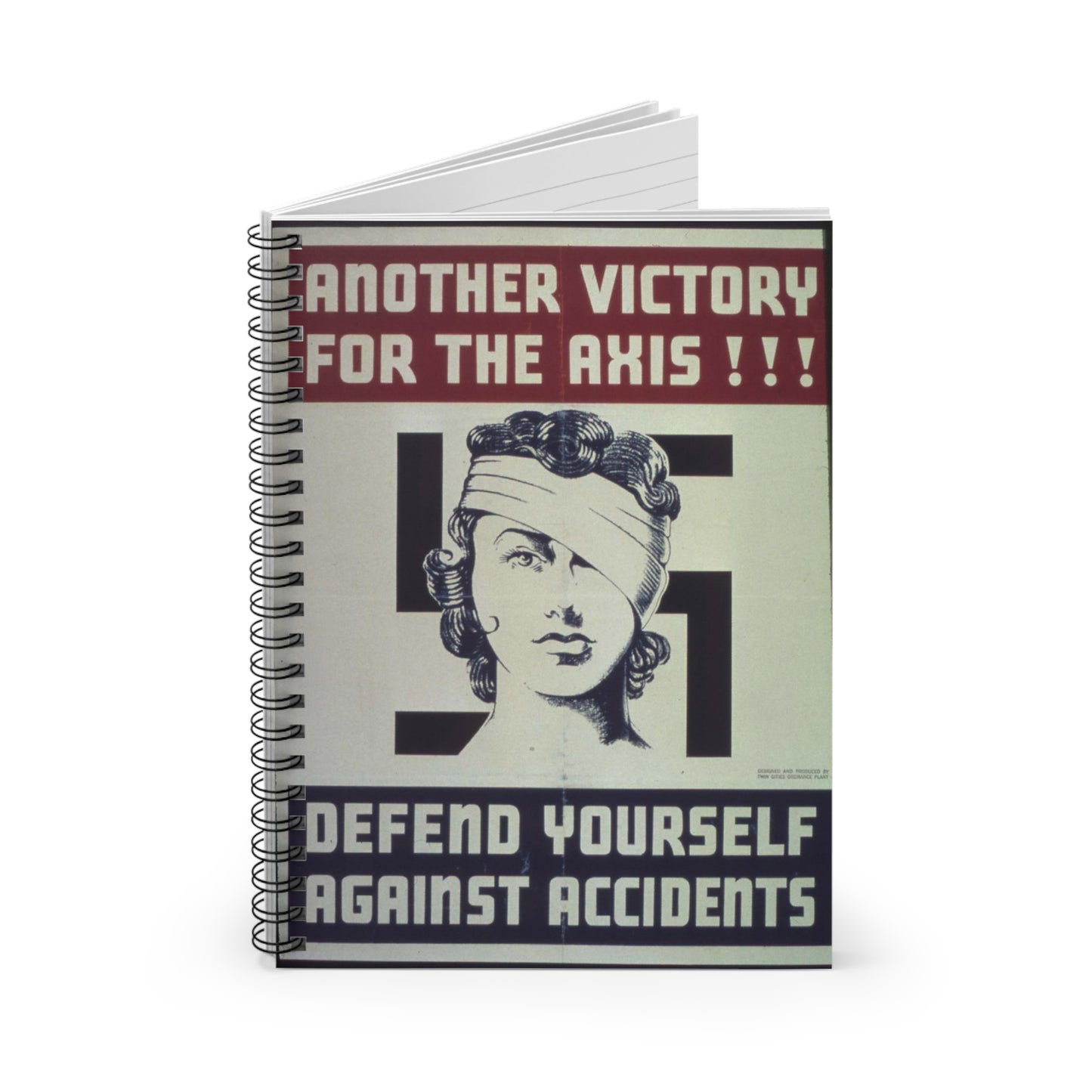 "Another victory for the axis^^" - NARA - 513863 Spiral Bound Ruled Notebook with Printed Cover