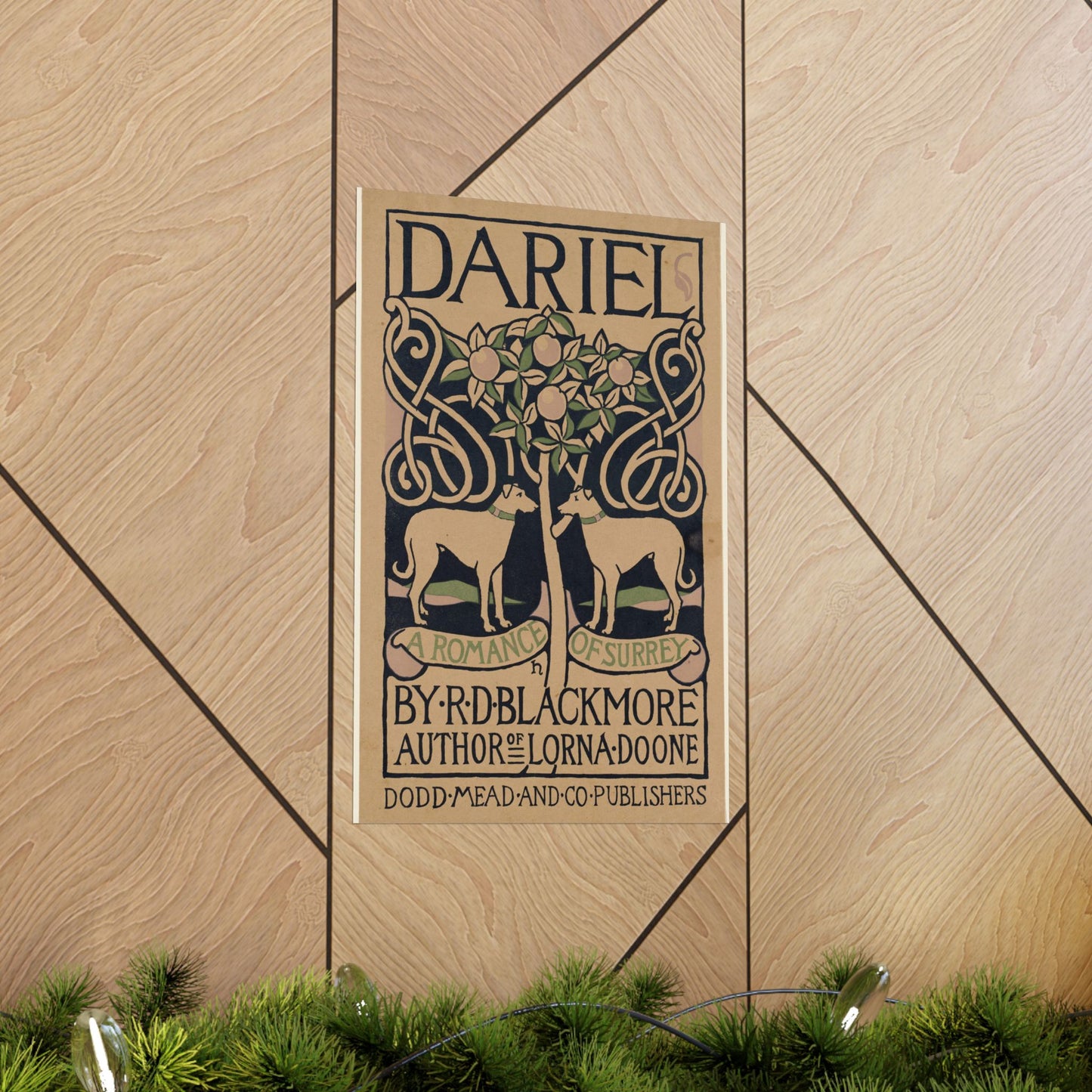 Dariel, a romance of Surrey, by R. D. Blackmore High Quality Matte Wall Art Poster for Home, Office, Classroom