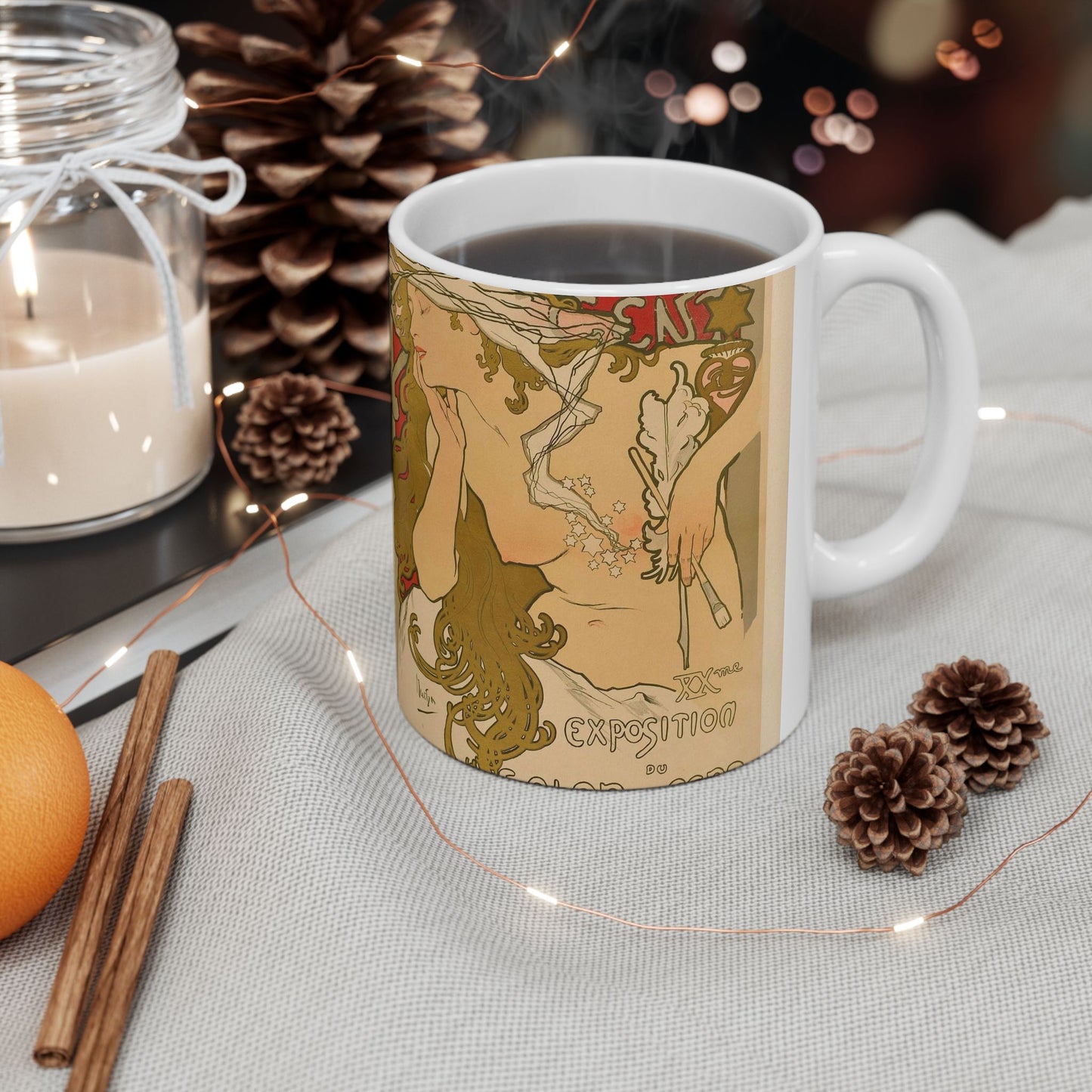 Salon des Cent (20) - mars 1896 Beautiful Novelty Ceramic Coffee Mug 11oz