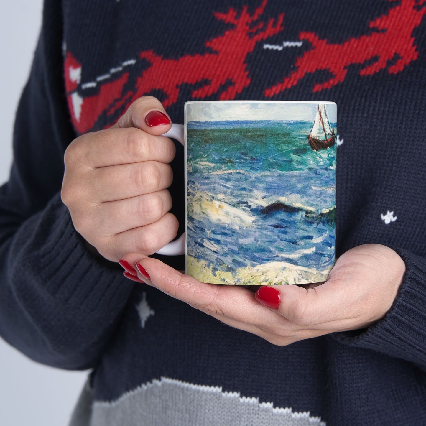 Seascape at Saintes-Maries - My Dream Beautiful Novelty Ceramic Coffee Mug 11oz