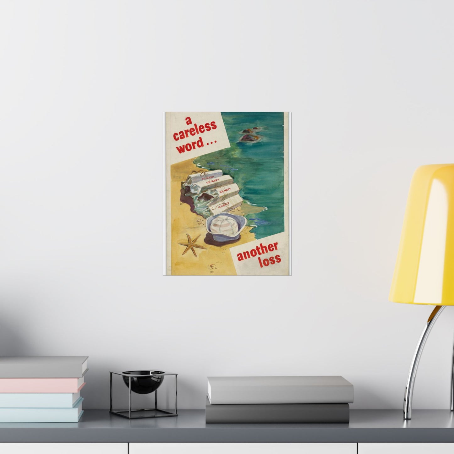 A Careless Word... Another Loss High Quality Matte Wall Art Poster for Home, Office, Classroom