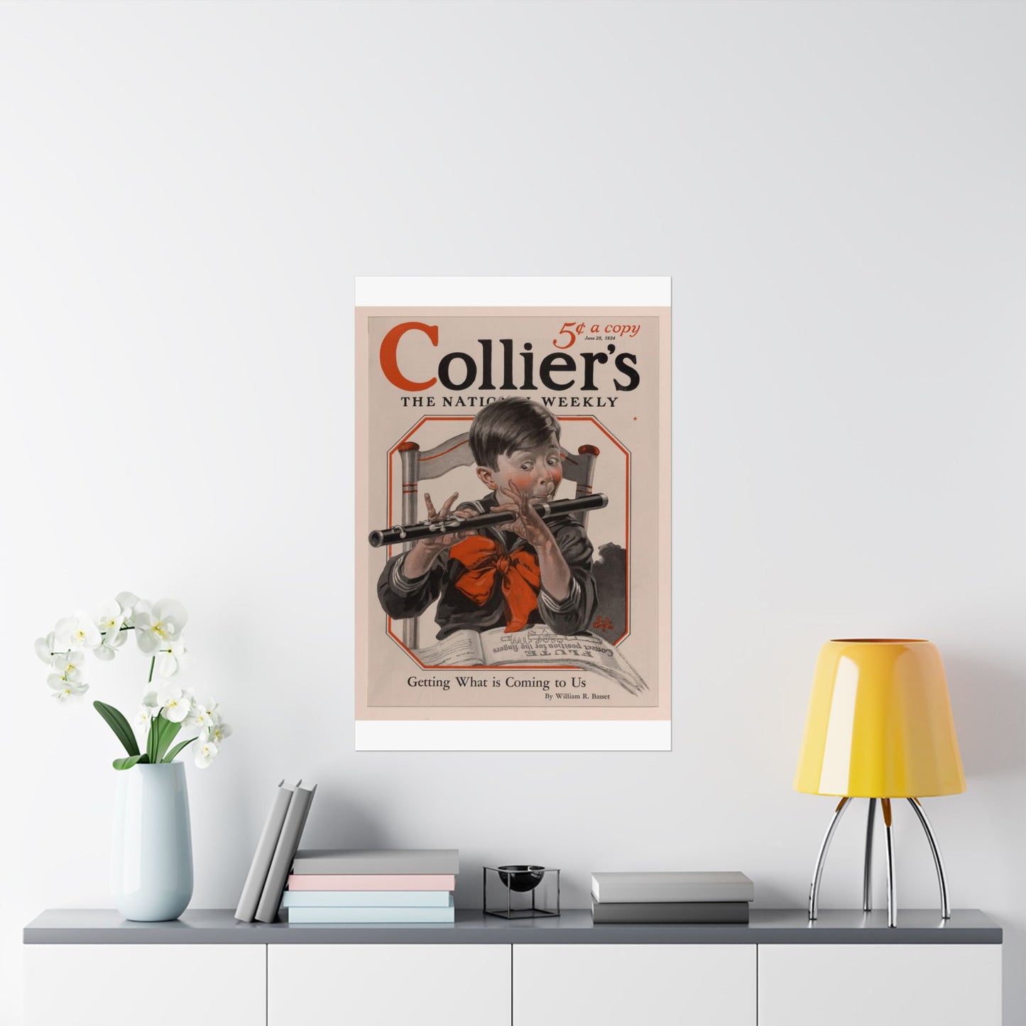 Correct Position for the Fingers, Dayton C. Miller Collection High Quality Matte Wall Art Poster for Home, Office, Classroom