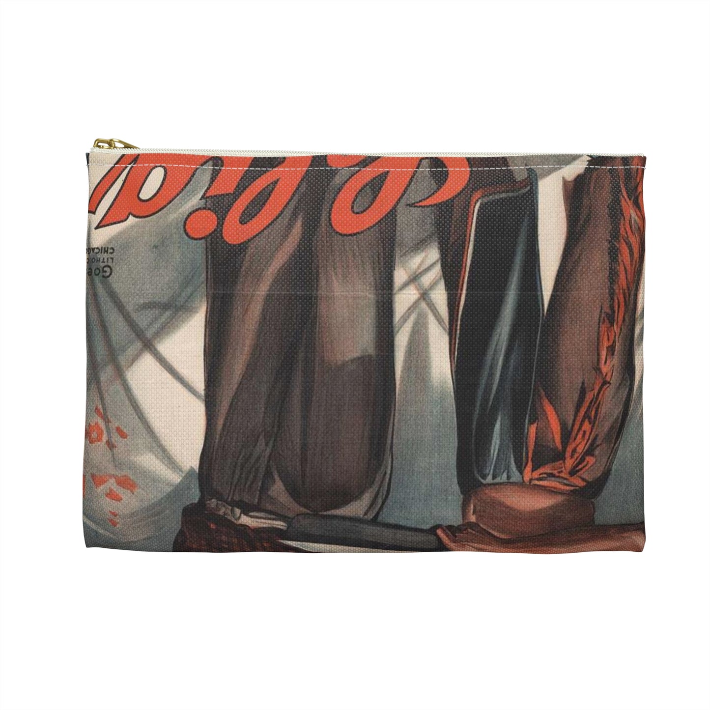 The way of the redman Blood of his fathers. Large Organizer Pouch with Black Zipper