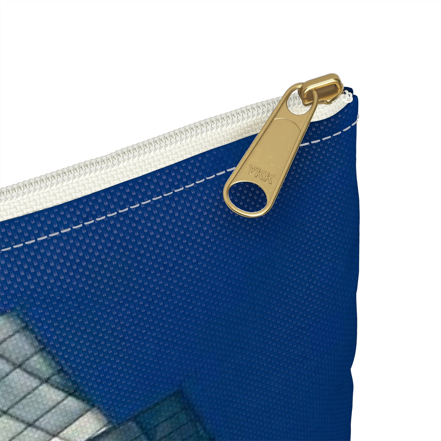 The upper reaches of Frost Bank Tower, a prominent Austin, Texas, skyscraper Large Organizer Pouch with Black Zipper