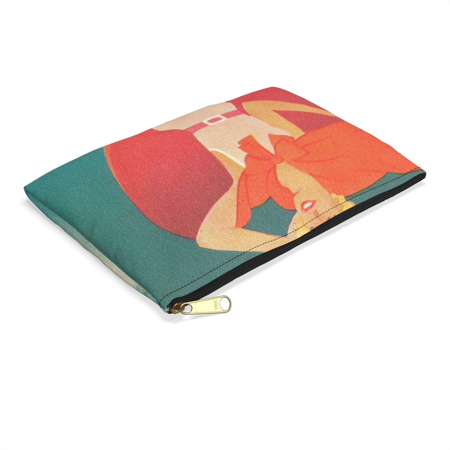 Jupp Wiertz - Zoppot, das Weltbad an der Ostsee Large Organizer Pouch with Black Zipper