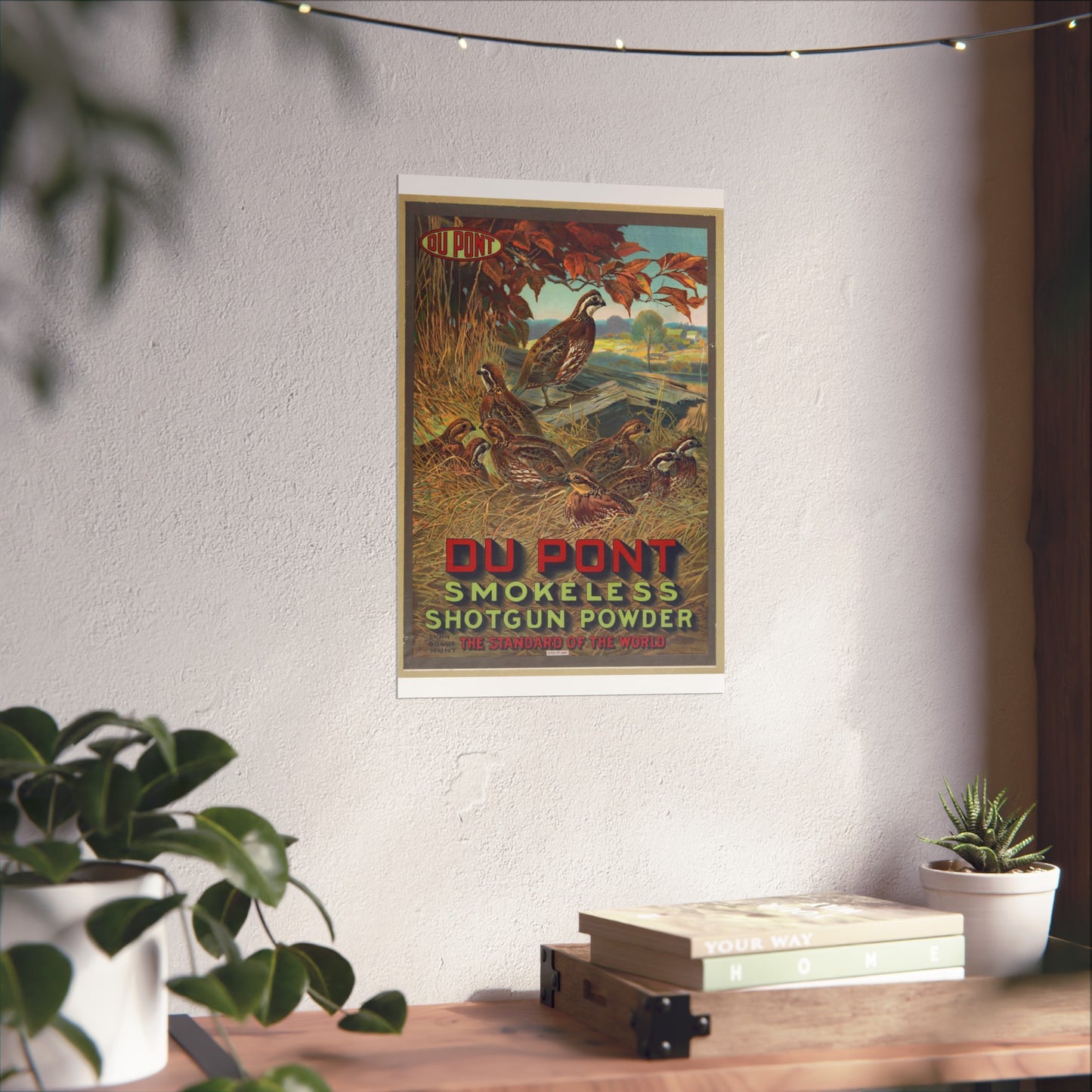 Du Pont smokeless shotgun powder - the standard of the world High Quality Matte Wall Art Poster for Home, Office, Classroom