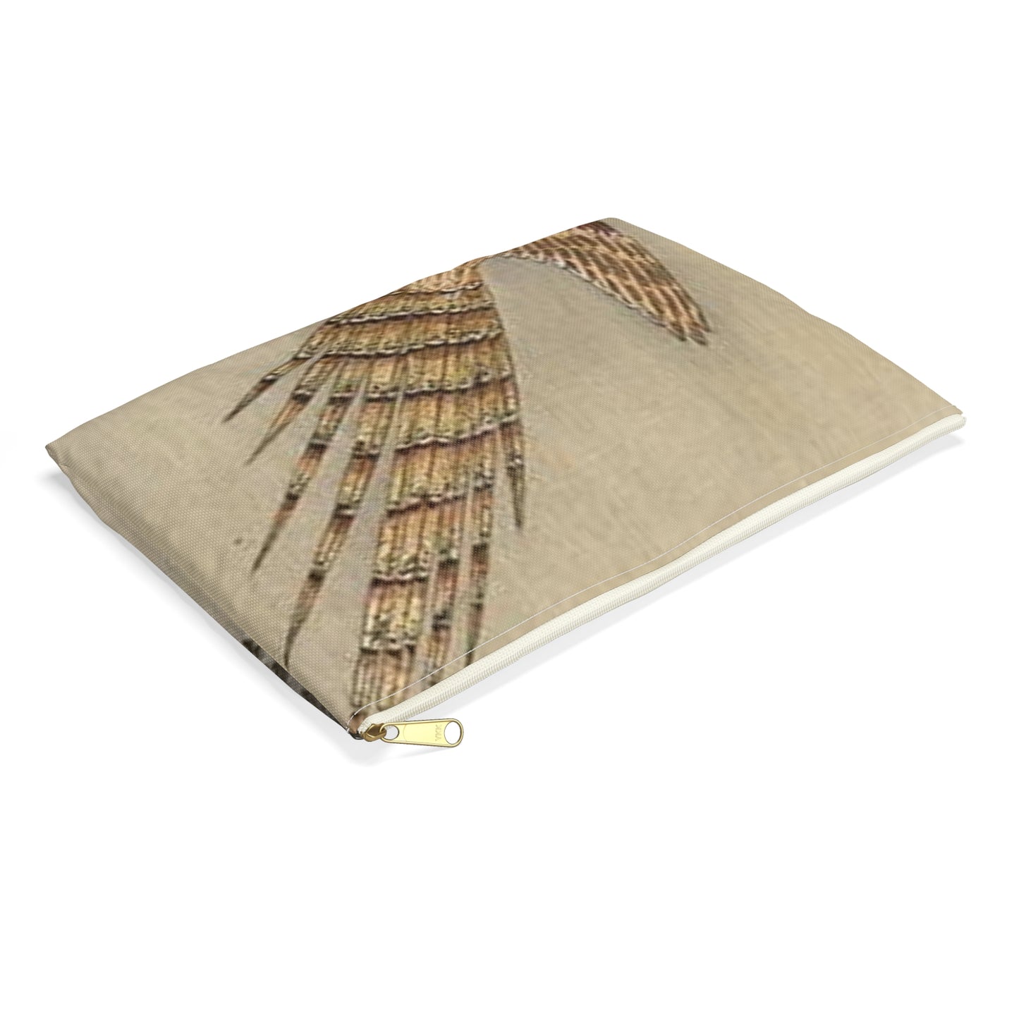 Koson - quail-over-the-forest, Ohara Koson Large Organizer Pouch with Black Zipper