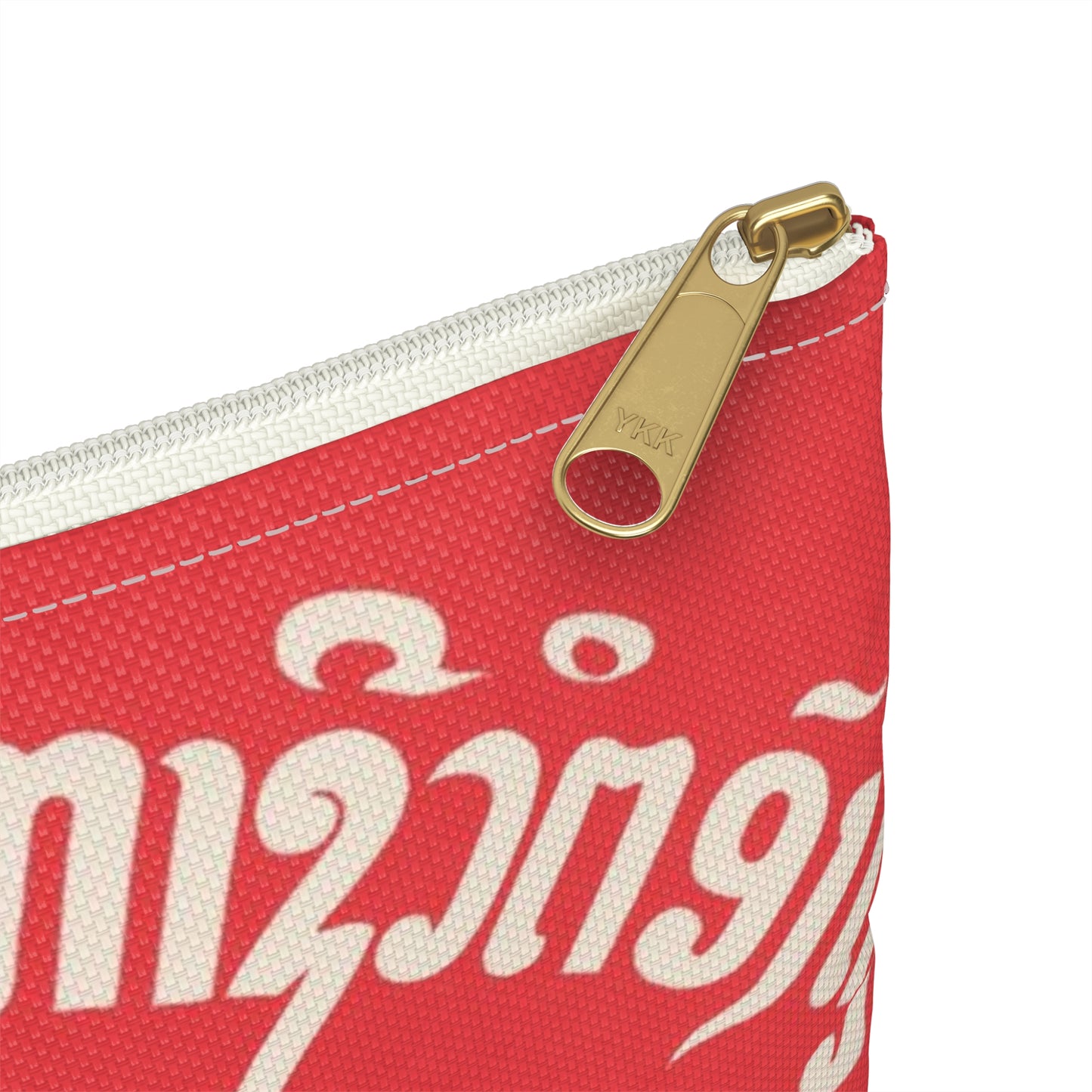 Laotian Symbol, United States information service propaganda Large Organizer Pouch with Black Zipper