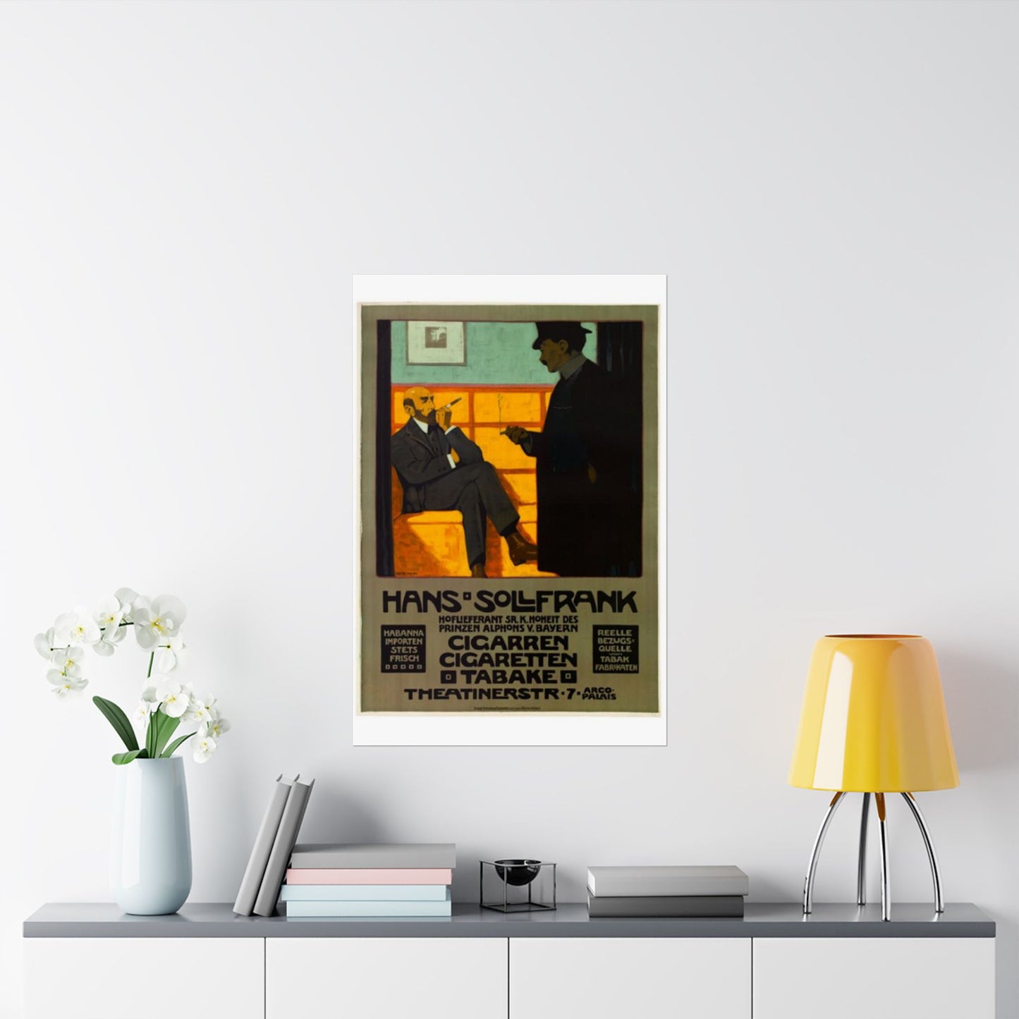 Hans Sollfrank - Fritz Rehm - Art nouveau public domain poster - Art nouveau public domain image High Quality Matte Wall Art Poster for Home, Office, Classroom