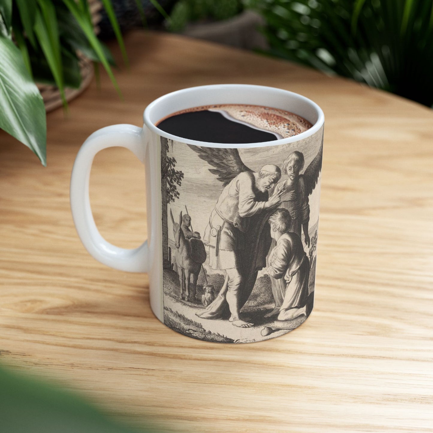 Tobias Blessed by Blind Tobit, from The Story of Tobias Beautiful Novelty Ceramic Coffee Mug 11oz