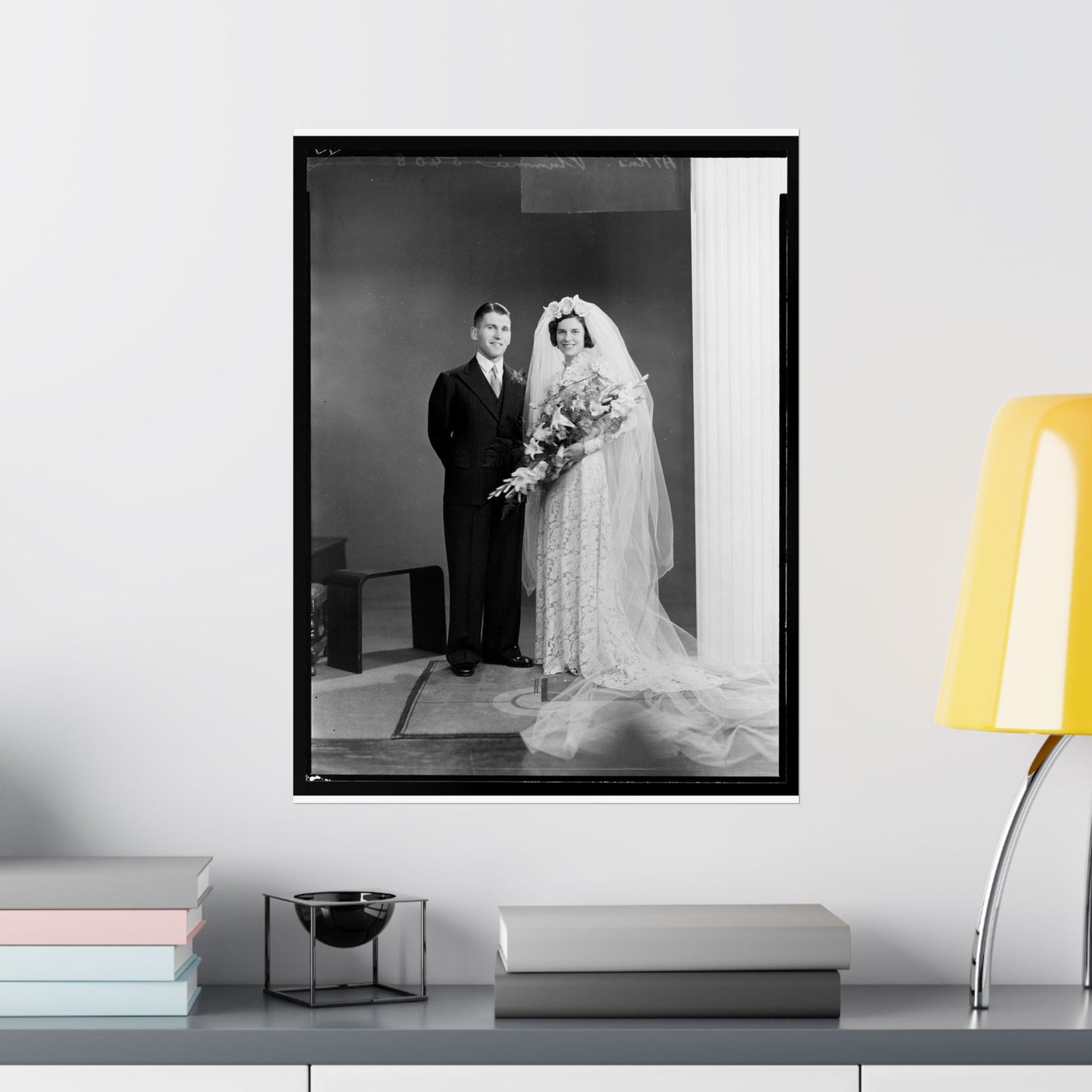 Atkins-Plummer wedding: the bride and groom High Quality Matte Wall Art Poster for Home, Office, Classroom