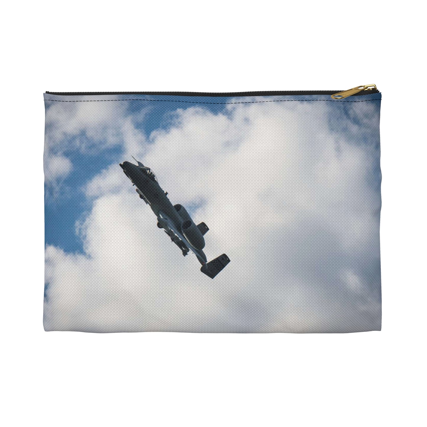 An A-10 Thunderbolt II assigned to the 51st Fighter Large Organizer Pouch with Black Zipper