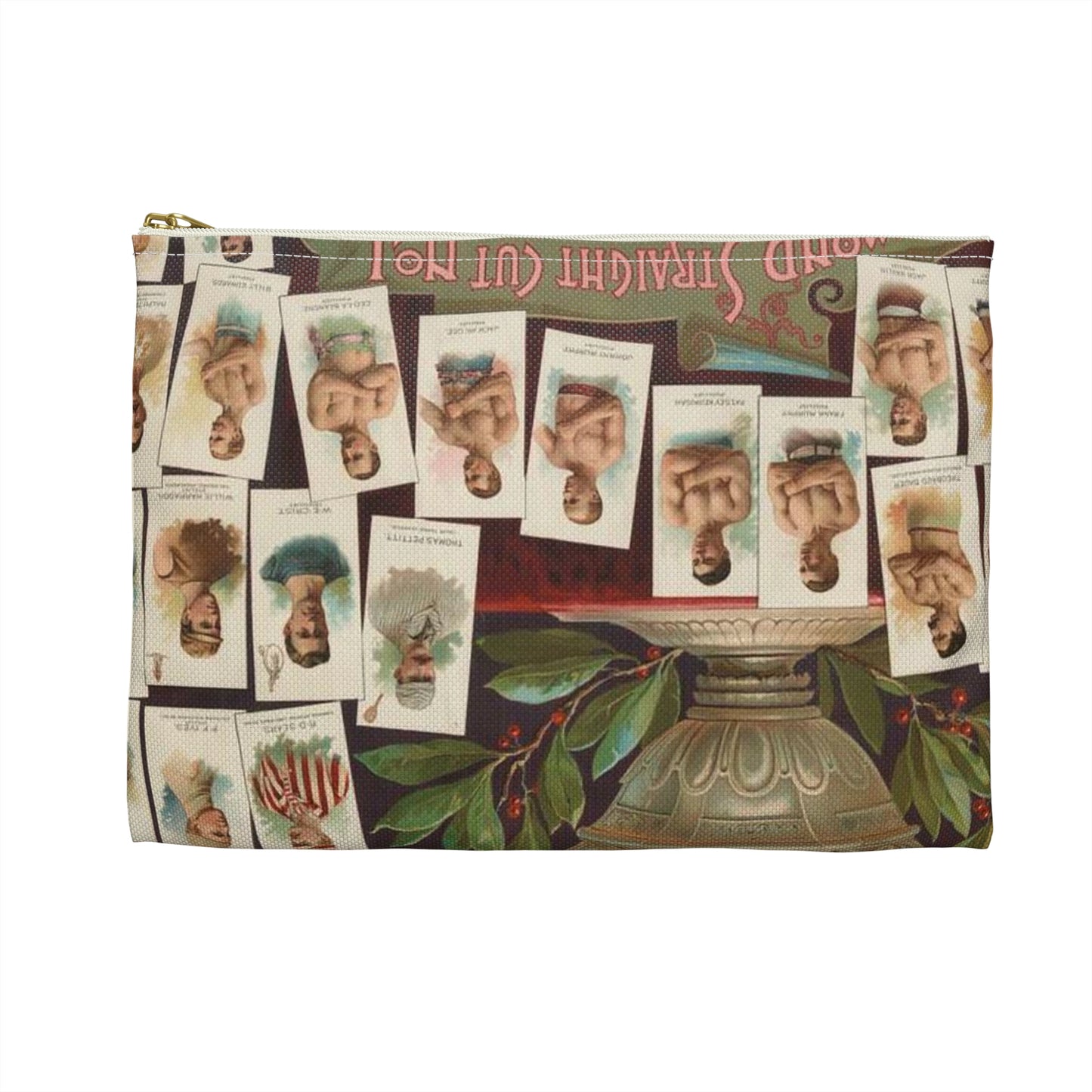 Allen & Ginter. Richmond, Virginia Richmond straight cut no. 1 cigarettes Virginia brights. The worlds champions second series Large Organizer Pouch with Black Zipper
