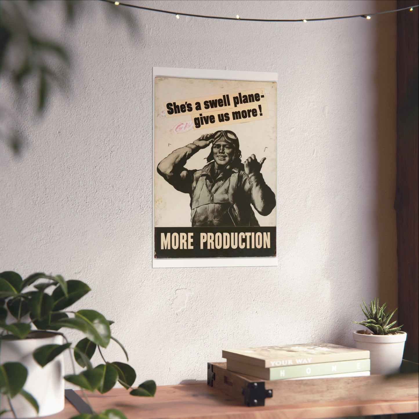 She's a swell plane - give us more!  MORE PRODUCTION [Riggs] High Quality Matte Wall Art Poster for Home, Office, Classroom