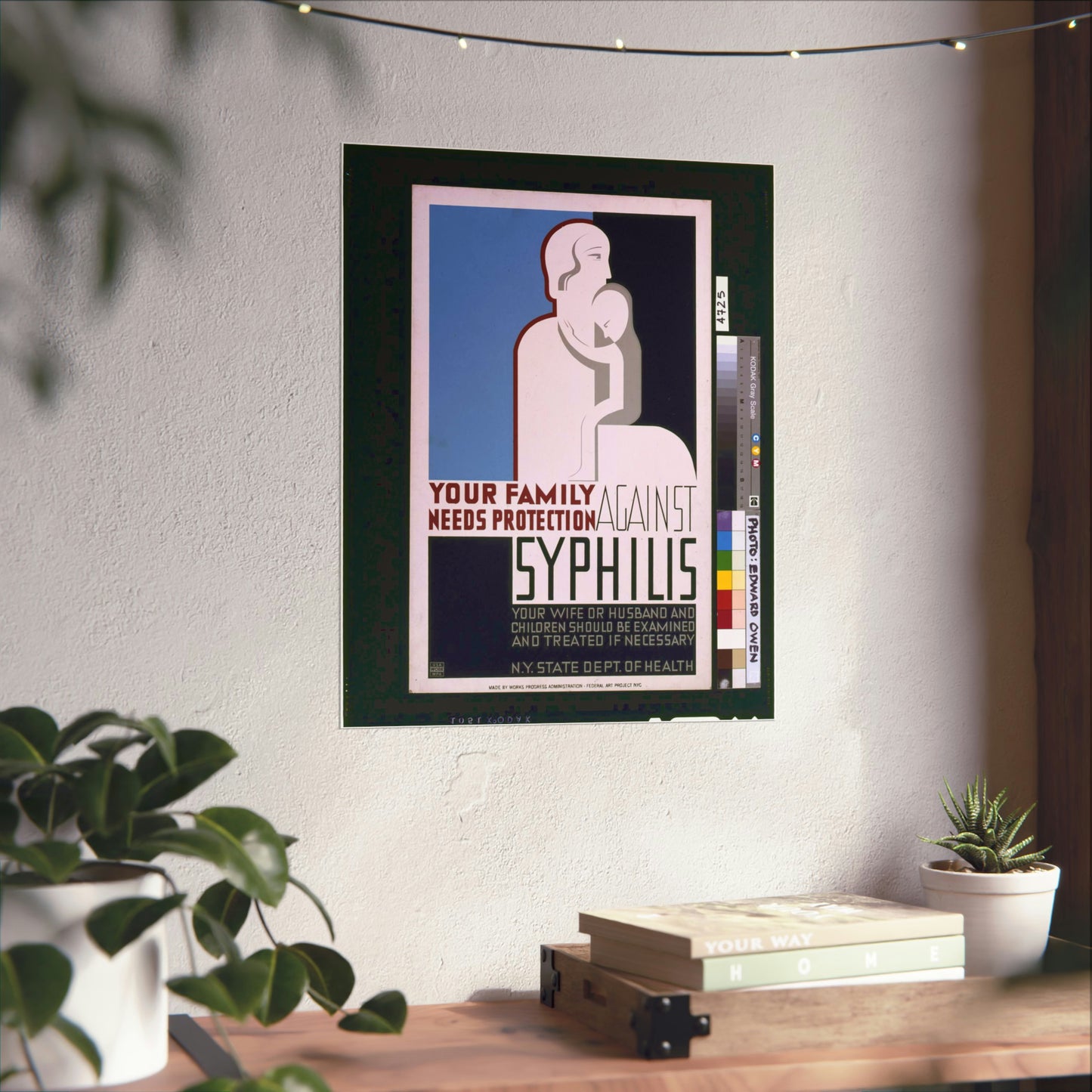 Your family needs protection against syphilis Your wife or husband and children should be examined and treated if necessary. High Quality Matte Wall Art Poster for Home, Office, Classroom