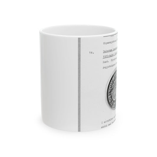 sigill (Dalarnas Landskapssigill från 1520-talet) Beautiful Novelty Ceramic Coffee Mug 11oz