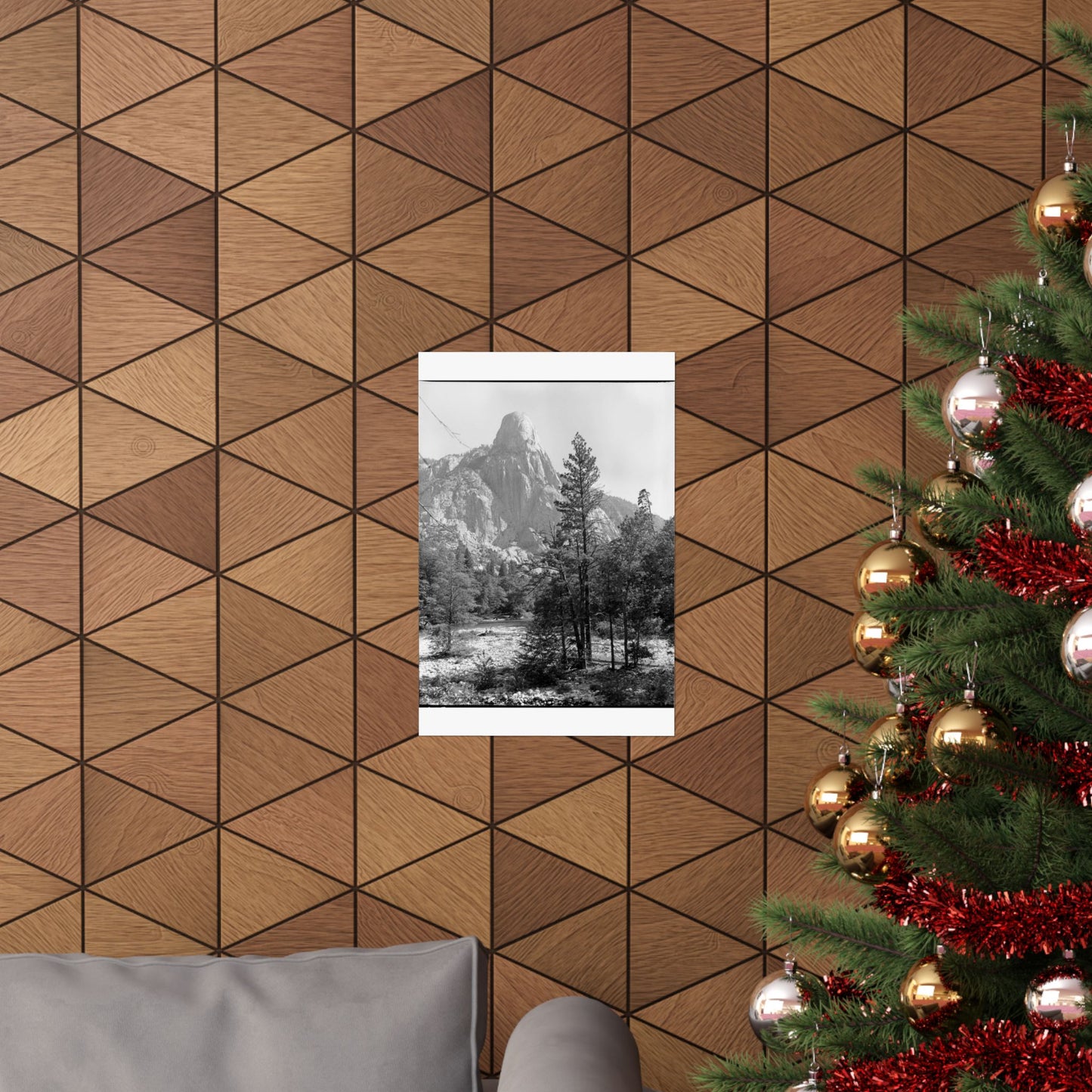 Tehipite Dome, Tehipite Valley. Remarks: Used in Grant Grove Exhibit. High Quality Matte Wall Art Poster for Home, Office, Classroom