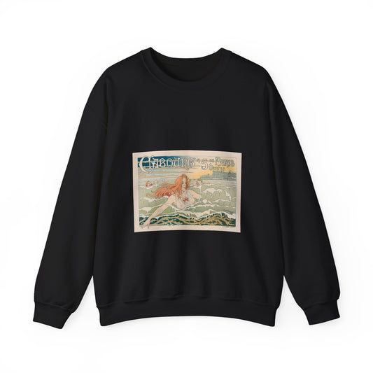 Affiche belge pour le "Casino de Cabourg". Black Heavy Blend Adult Crew Neck SweatShirt