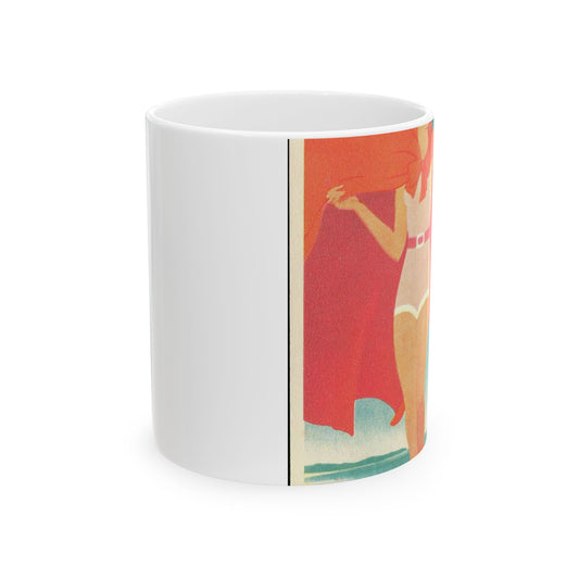 Jupp Wiertz - Zoppot, das Weltbad an der Ostsee Beautiful Novelty Ceramic Coffee Mug 11oz