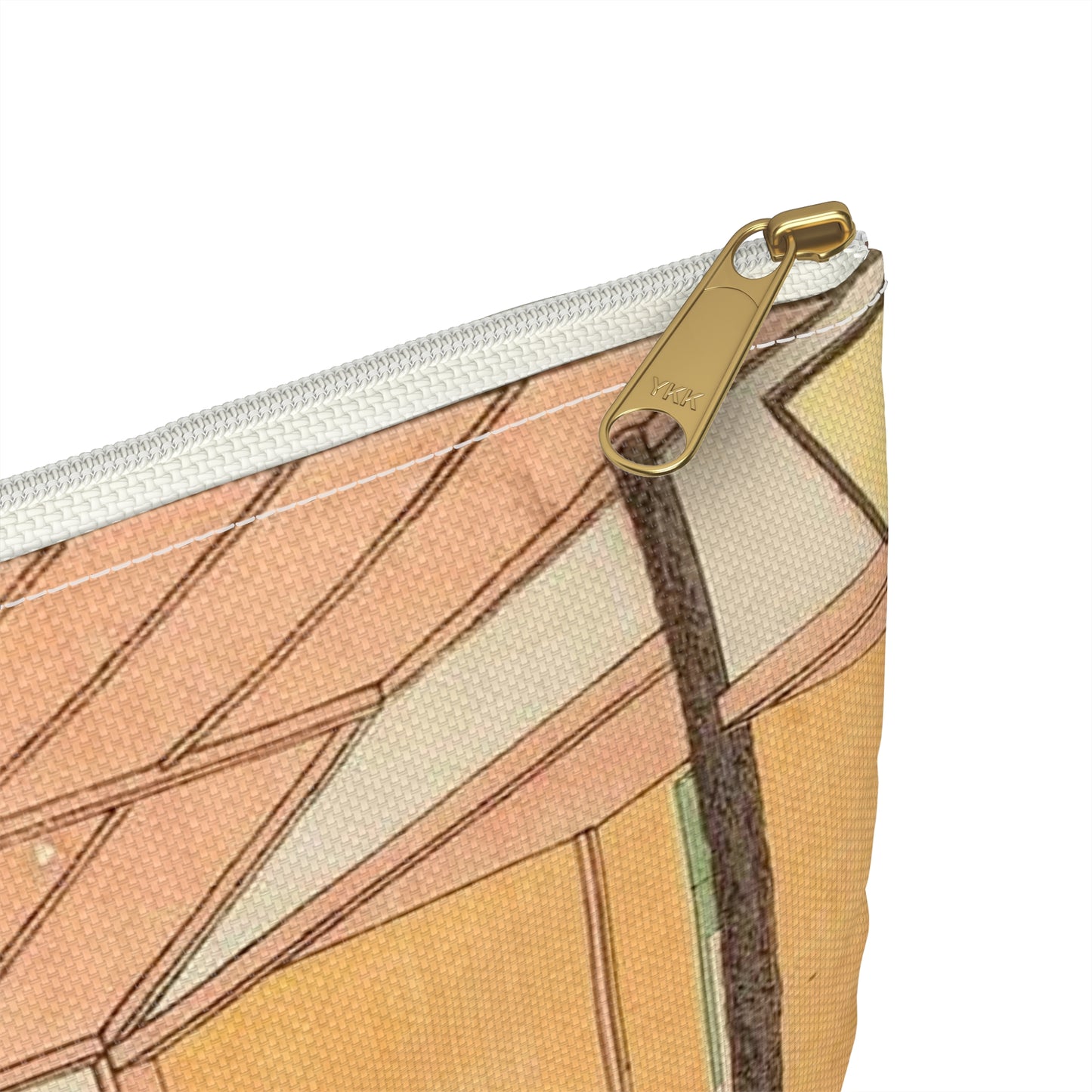 Hiroshige, Kawachirô on the Shitaya Hironokôji (Shitaya hirokôji tôeisanroku kawachirô jô shuen no zu) Large Organizer Pouch with Black Zipper