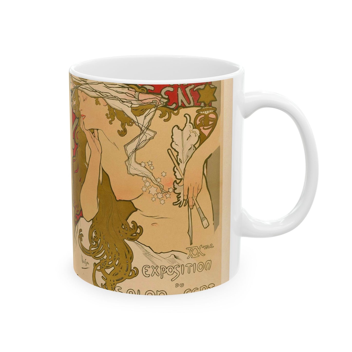 Salon des Cent (20) - mars 1896 Beautiful Novelty Ceramic Coffee Mug 11oz