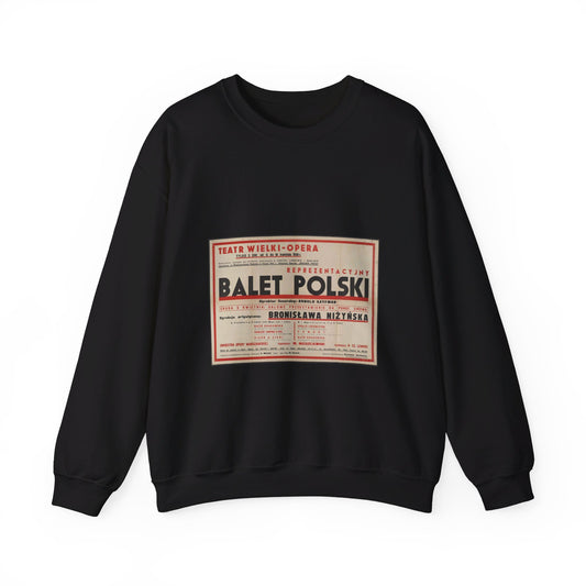 Balet Polski [2] Black Heavy Blend Adult Crew Neck SweatShirt