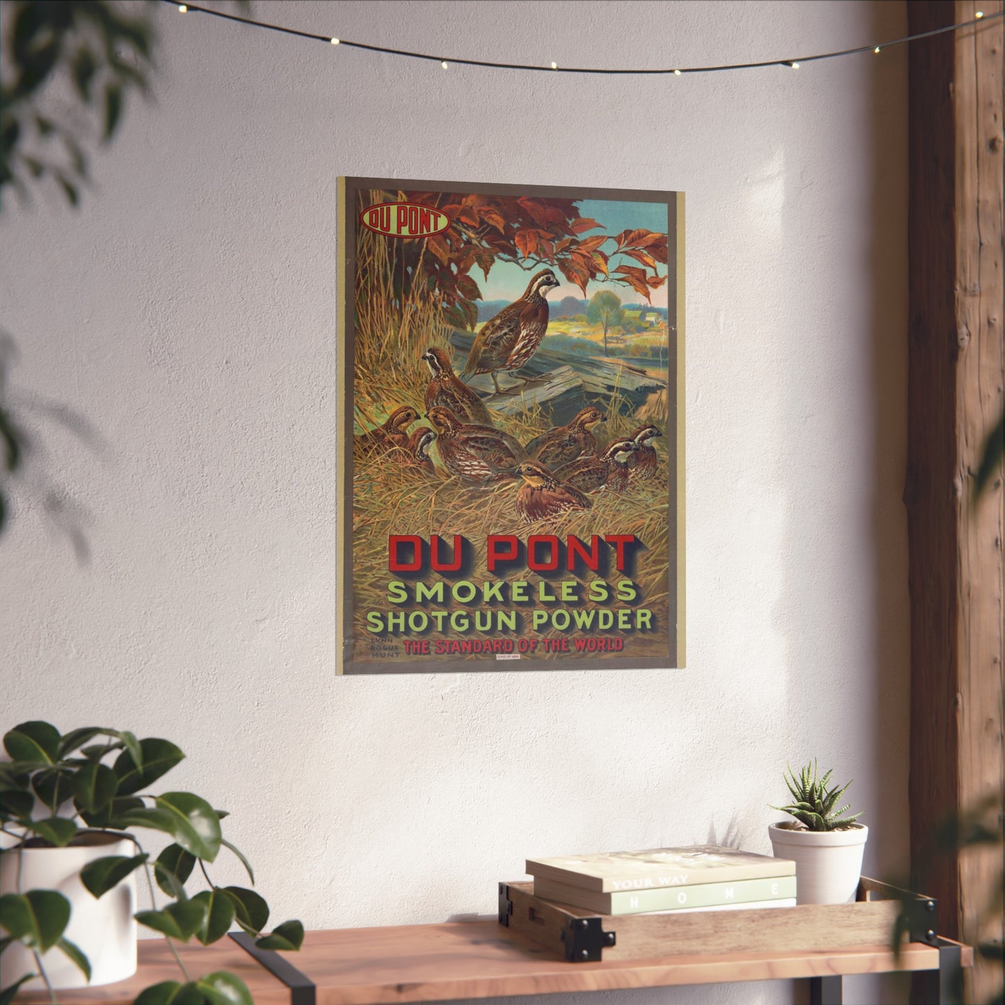 Du Pont smokeless shotgun powder - the standard of the world High Quality Matte Wall Art Poster for Home, Office, Classroom