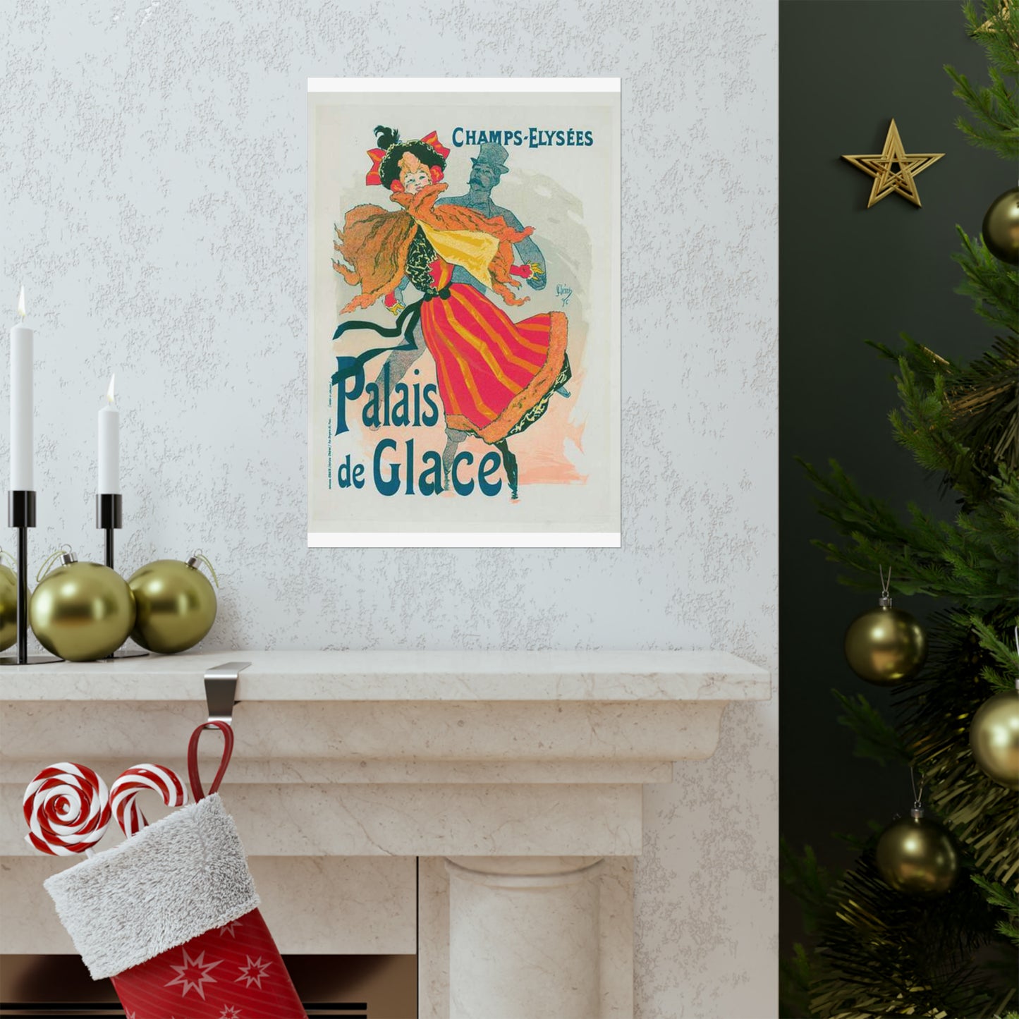 Nouvelle affiche pour le "Palais de Glace". High Quality Matte Wall Art Poster for Home, Office, Classroom