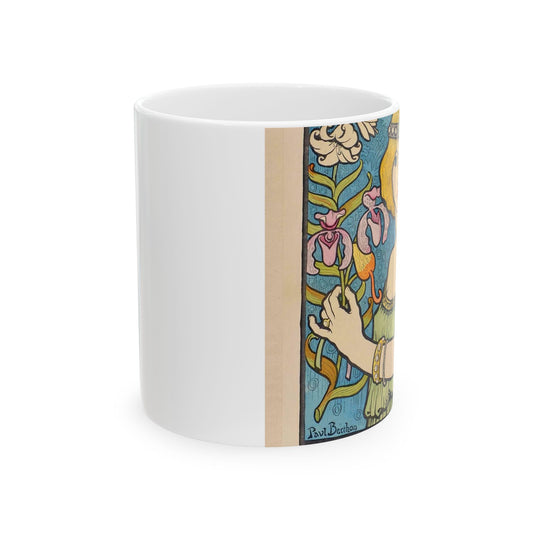 Paul Emile Berthon - Salon des Cent (17) - 1895 Beautiful Novelty Ceramic Coffee Mug 11oz