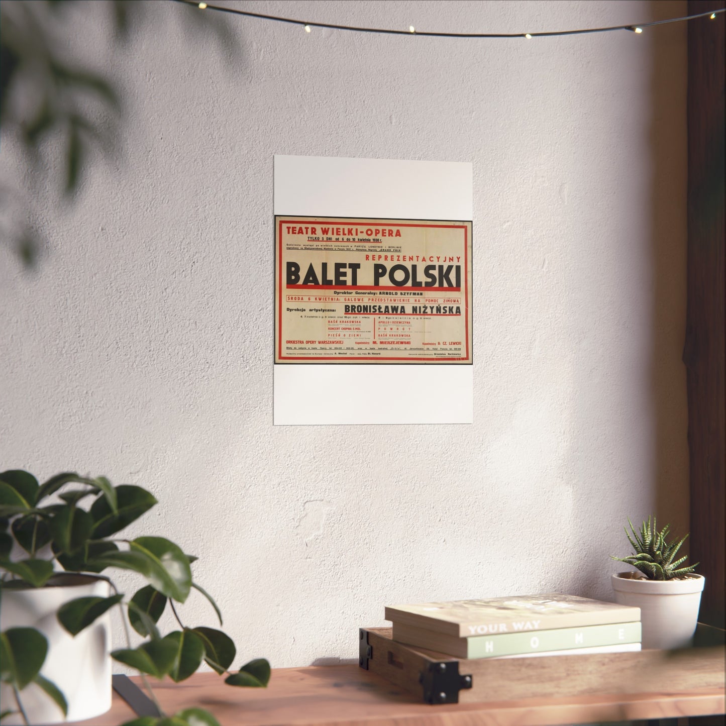 Balet Polski [2] High Quality Matte Wall Art Poster for Home, Office, Classroom