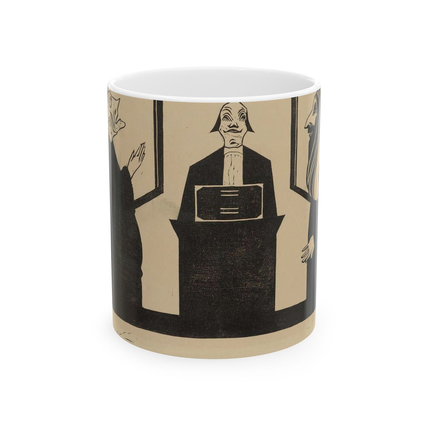 Samuel Jessurun de Mesquita - Entre ces trois mon coeur balance Beautiful Novelty Ceramic Coffee Mug 11oz