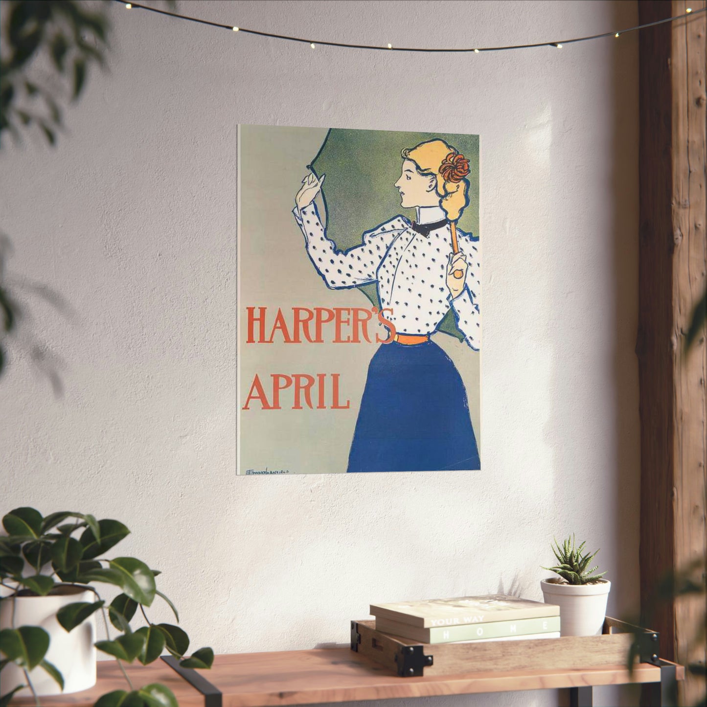 Edward Penfield, Harper's April High Quality Matte Wall Art Poster for Home, Office, Classroom