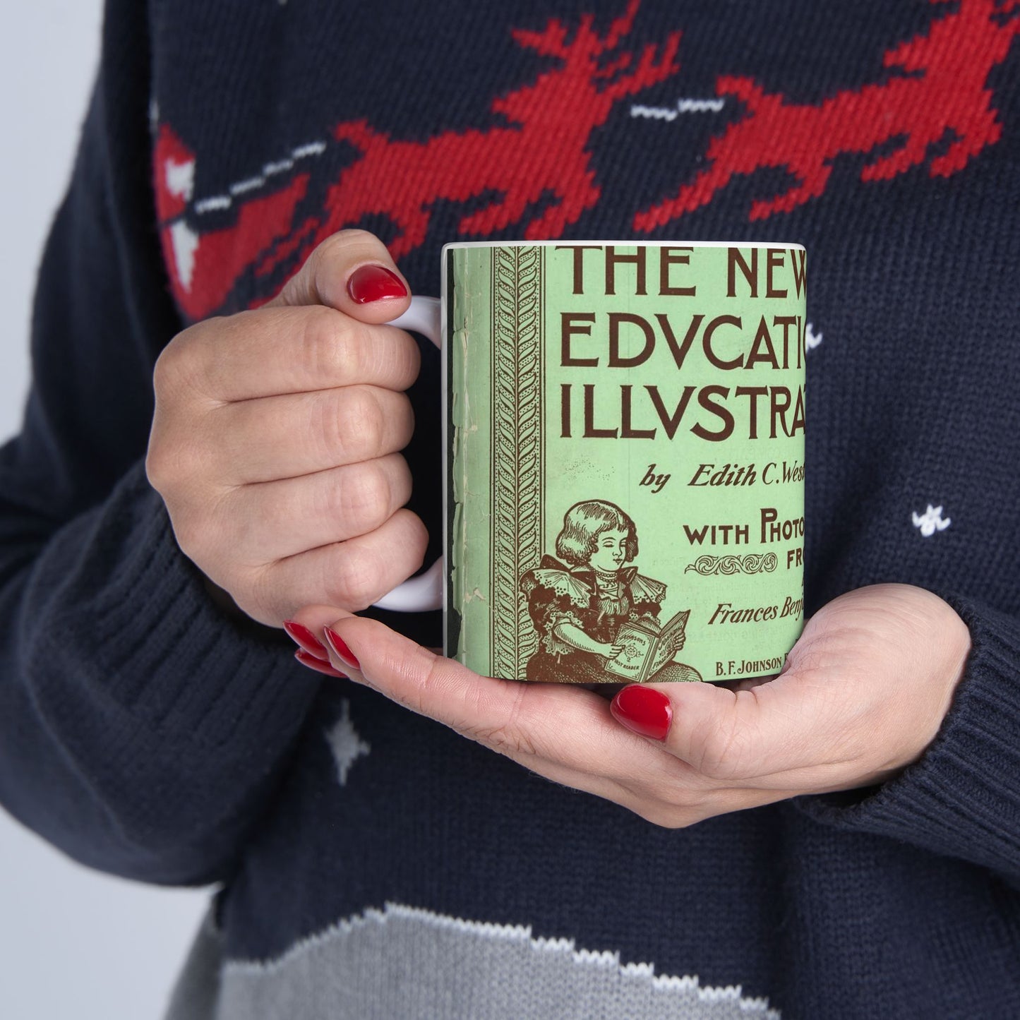 The New Education Illustrated by Edith C. Westcott with photograhs from life by Frances Benjamin Johnston, Number 1 - Primary Beautiful Novelty Ceramic Coffee Mug 11oz