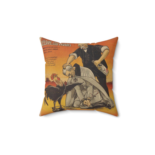 Extrait de Javel le Coq Gaulois . . . R[ené] Guichard Decorative Accent Square Pillow