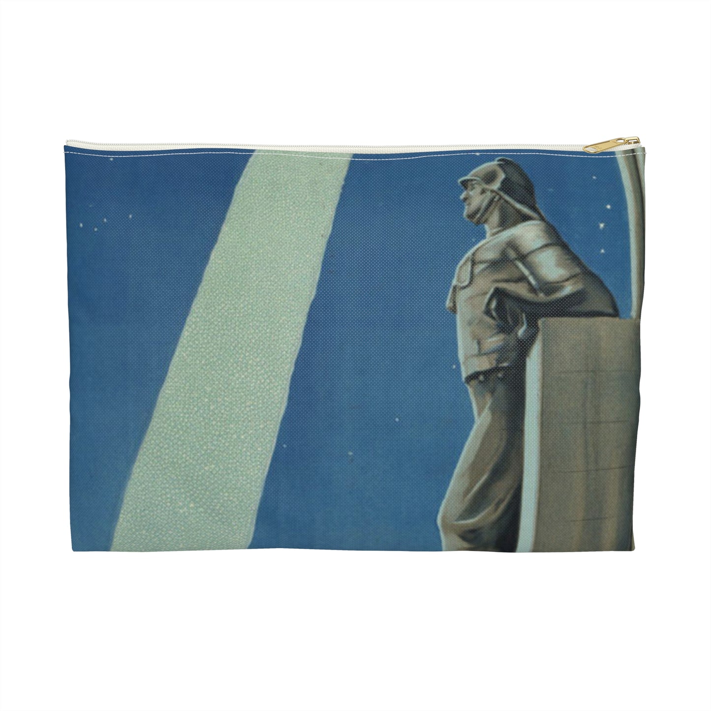 Trieste. Vintage Travel Posters, 1920s-1930s Large Organizer Pouch with Black Zipper