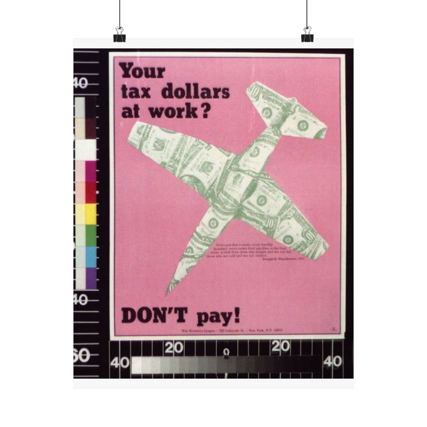 Your tax dollars at work? Don't pay! High Quality Matte Wall Art Poster for Home, Office, Classroom