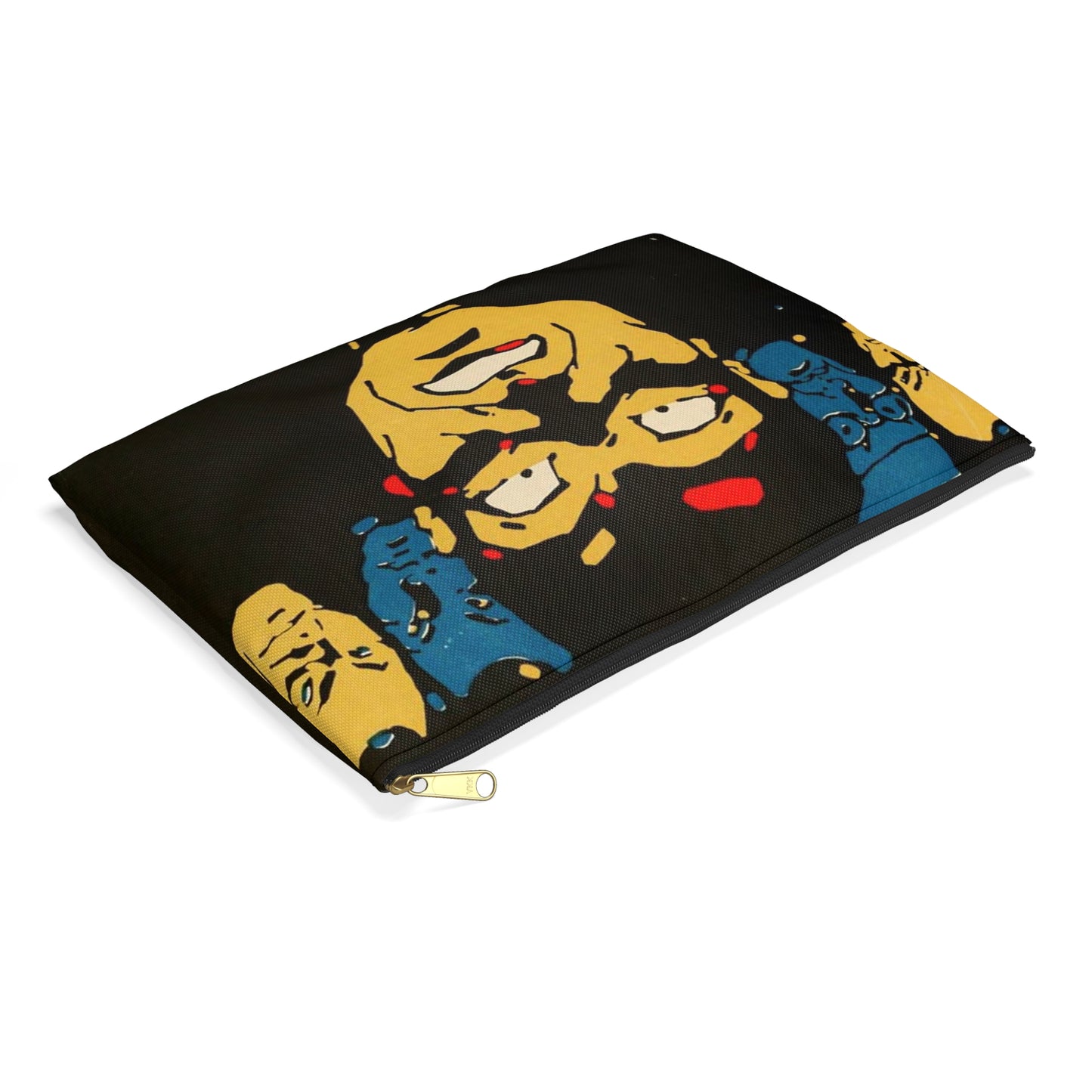 The Sign of the Poppy - Vintage movie public domain poster Large Organizer Pouch with Black Zipper