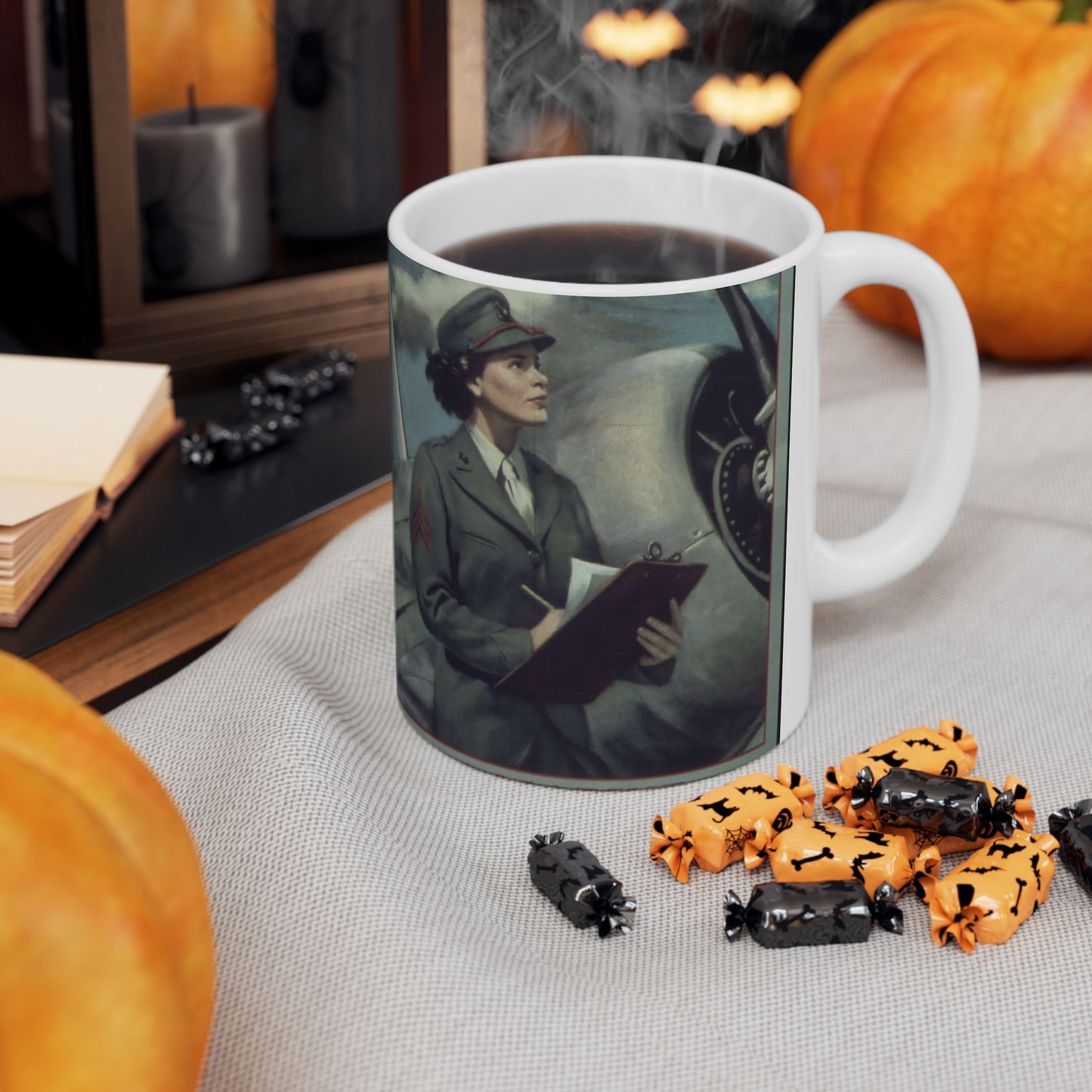 "Be a Marine-Free a Marine to Fight" - NARA - 513679 Beautiful Novelty Ceramic Coffee Mug 11oz
