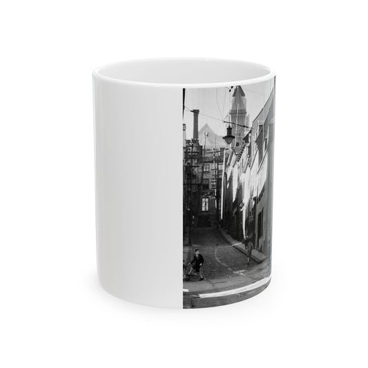 Rue St-Flavien, Quebec City, 1932 Beautiful Novelty Ceramic Coffee Mug 11oz