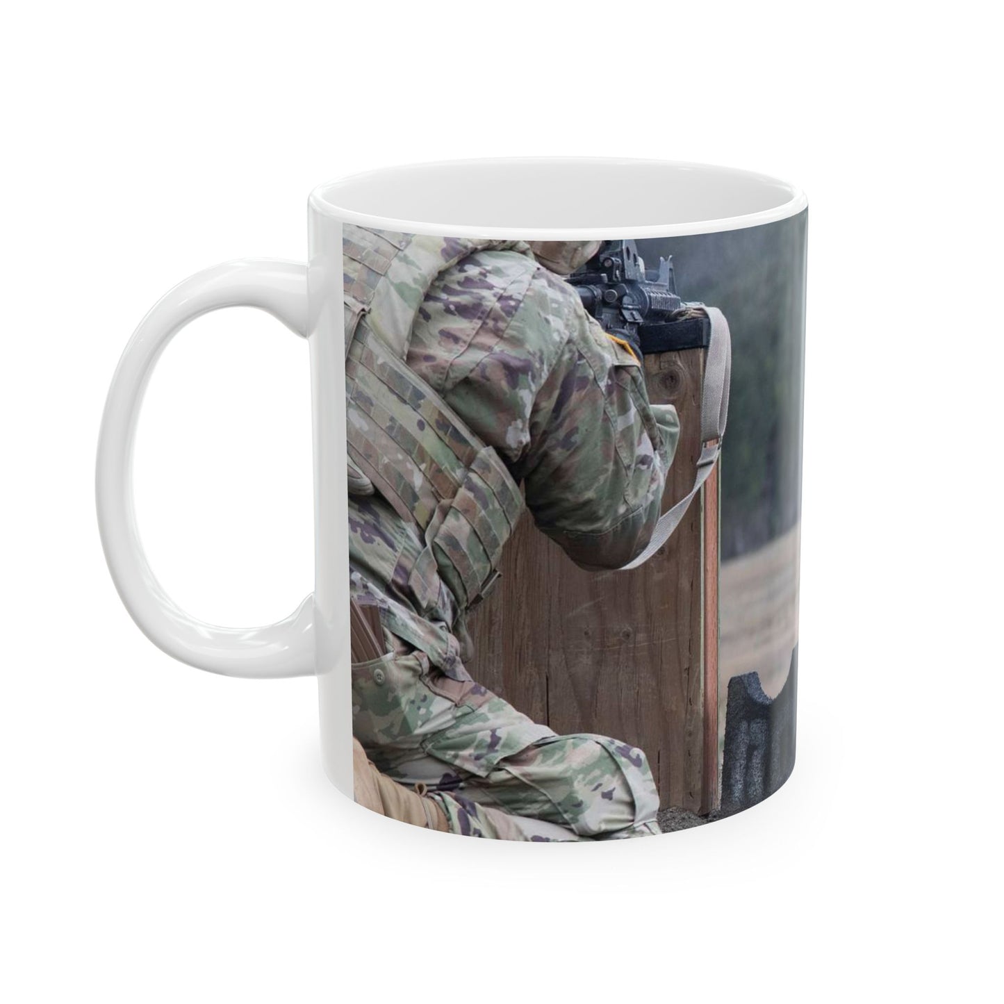 U.S. Army soldier Cpl. Ian Villoldo assigned to Charlie Beautiful Novelty Ceramic Coffee Mug 11oz