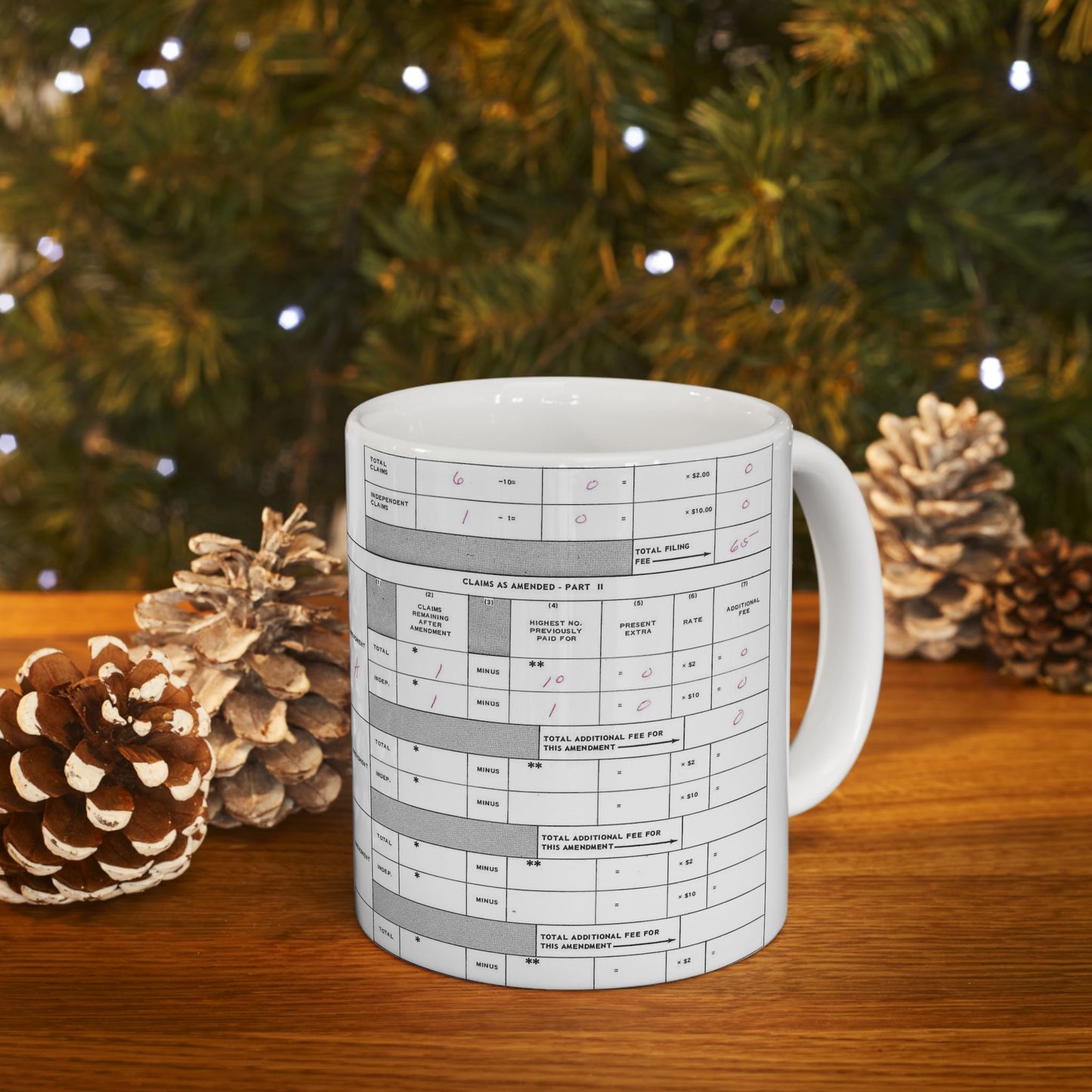 Patent Case File No. 3,381,385, Universal Joint Gauge, Inventor- Donald F. Wilber. - DPLA - d206fbfd9c5eea8802a5533c46232f2b (page 40) Beautiful Novelty Ceramic Coffee Mug 11oz