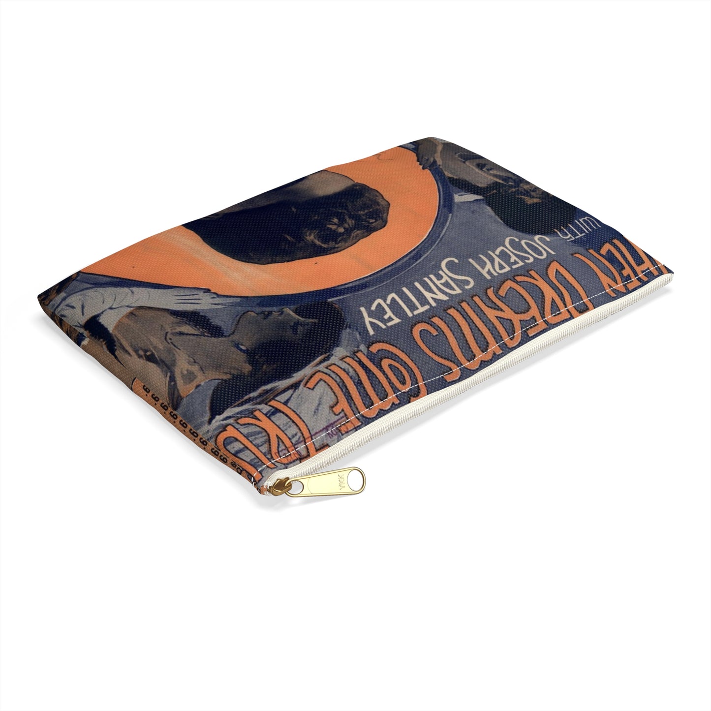 When dreams come true - Public domain American sheet music Large Organizer Pouch with Black Zipper