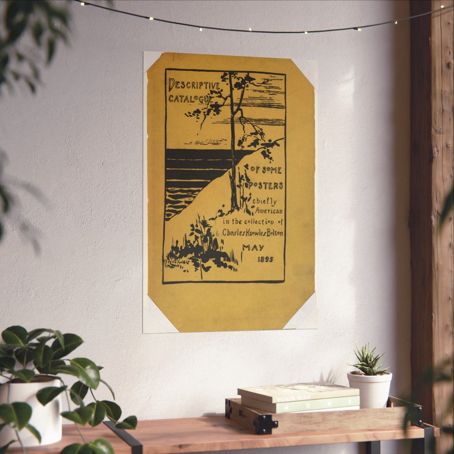 Descriptive catalogue of some posters chiefly American in the collection of Charles Knowles Bolton, May 1895 High Quality Matte Wall Art Poster for Home, Office, Classroom