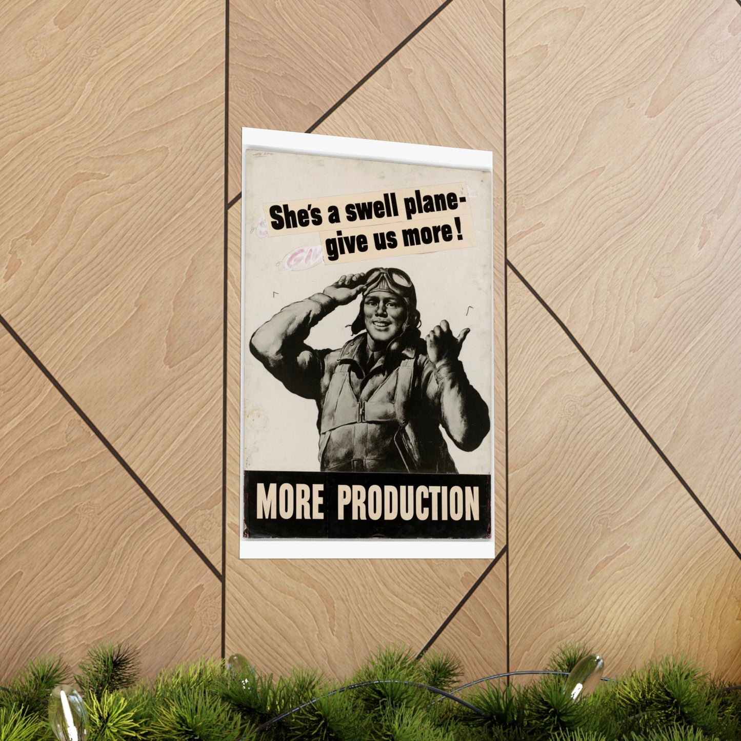 She's a swell plane - give us more!  MORE PRODUCTION [Riggs] High Quality Matte Wall Art Poster for Home, Office, Classroom