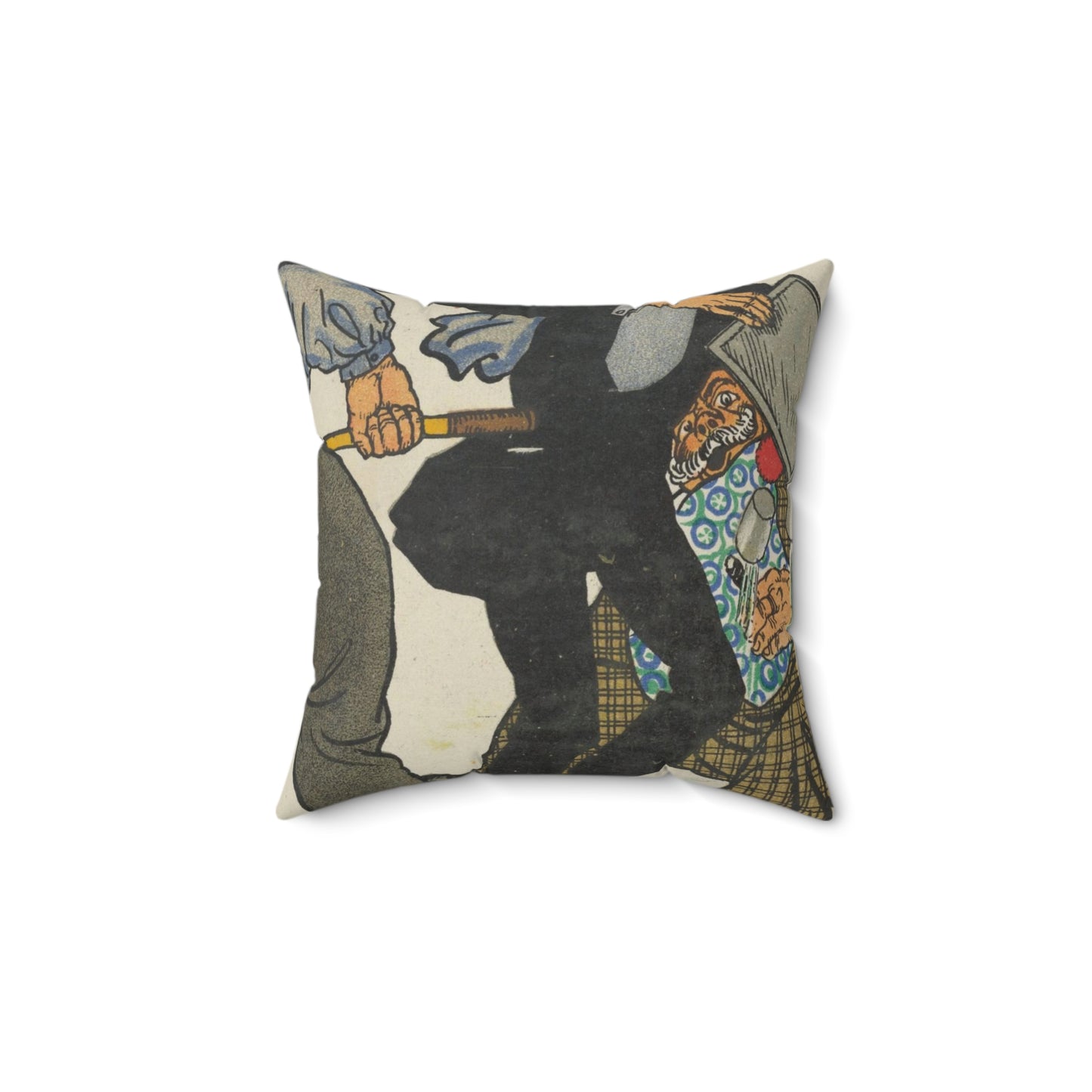 Viennese Café: Carambole (Wiener Café: Carabol) Decorative Accent Square Pillow