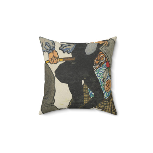 Viennese Café: Carambole (Wiener Café: Carabol) Decorative Accent Square Pillow