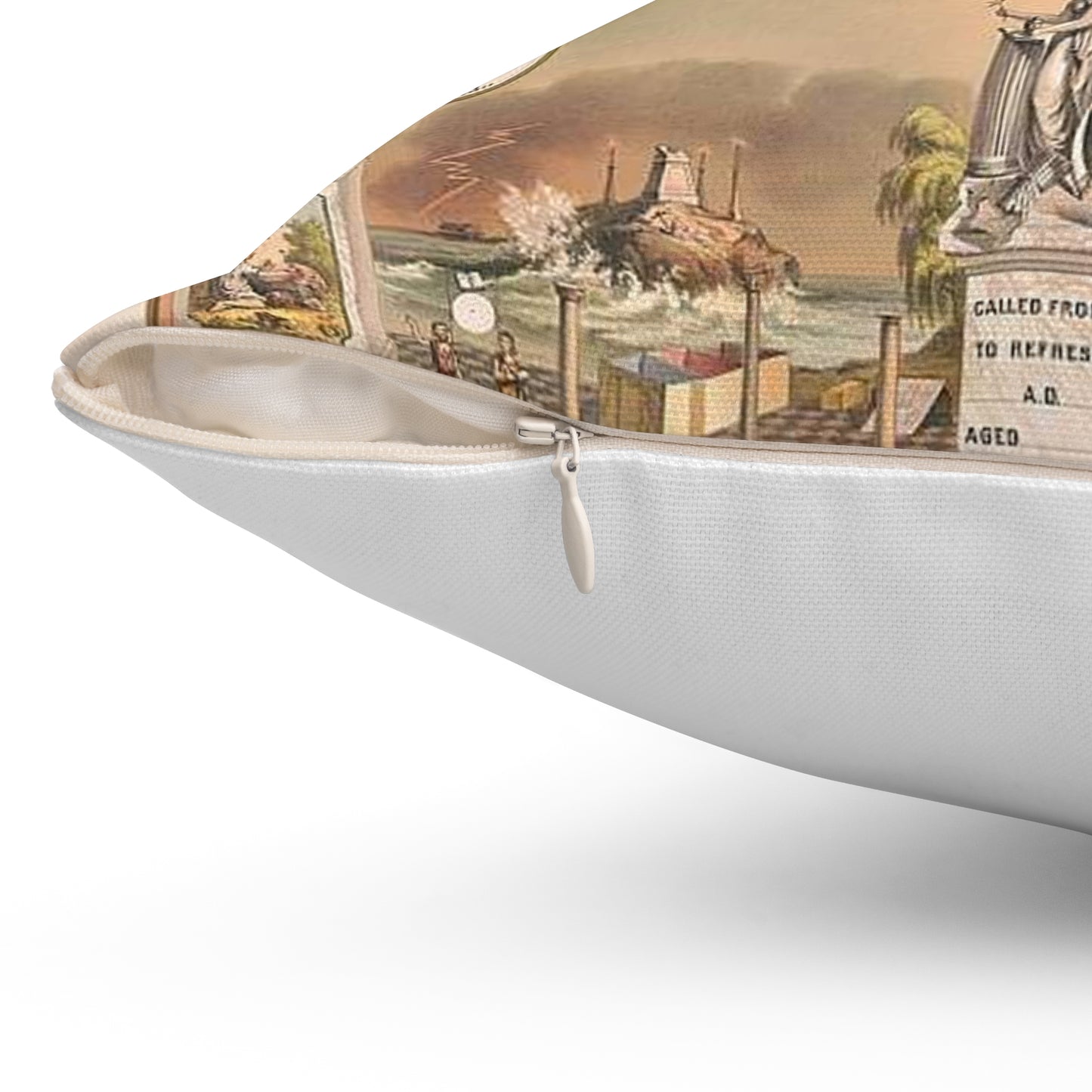 Masonic register and symbolical history of F. and A.M Decorative Accent Square Pillow