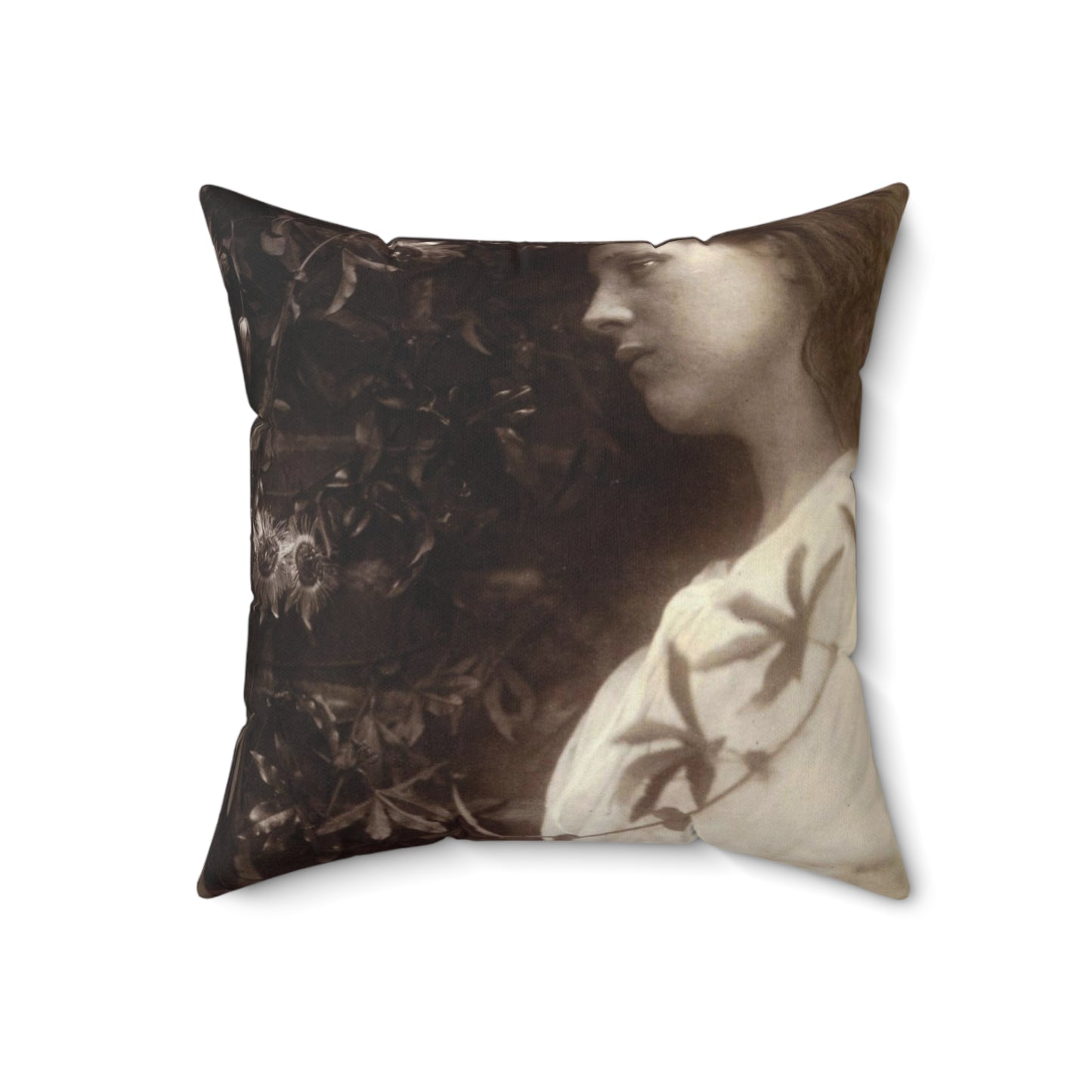 Maud, by Julia Margaret Cameron Decorative Accent Square Pillow