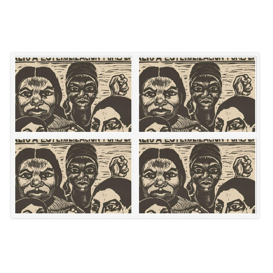 Stop forced sterilization - American Art Poster Laminated UV Protective Vinyl Stickers